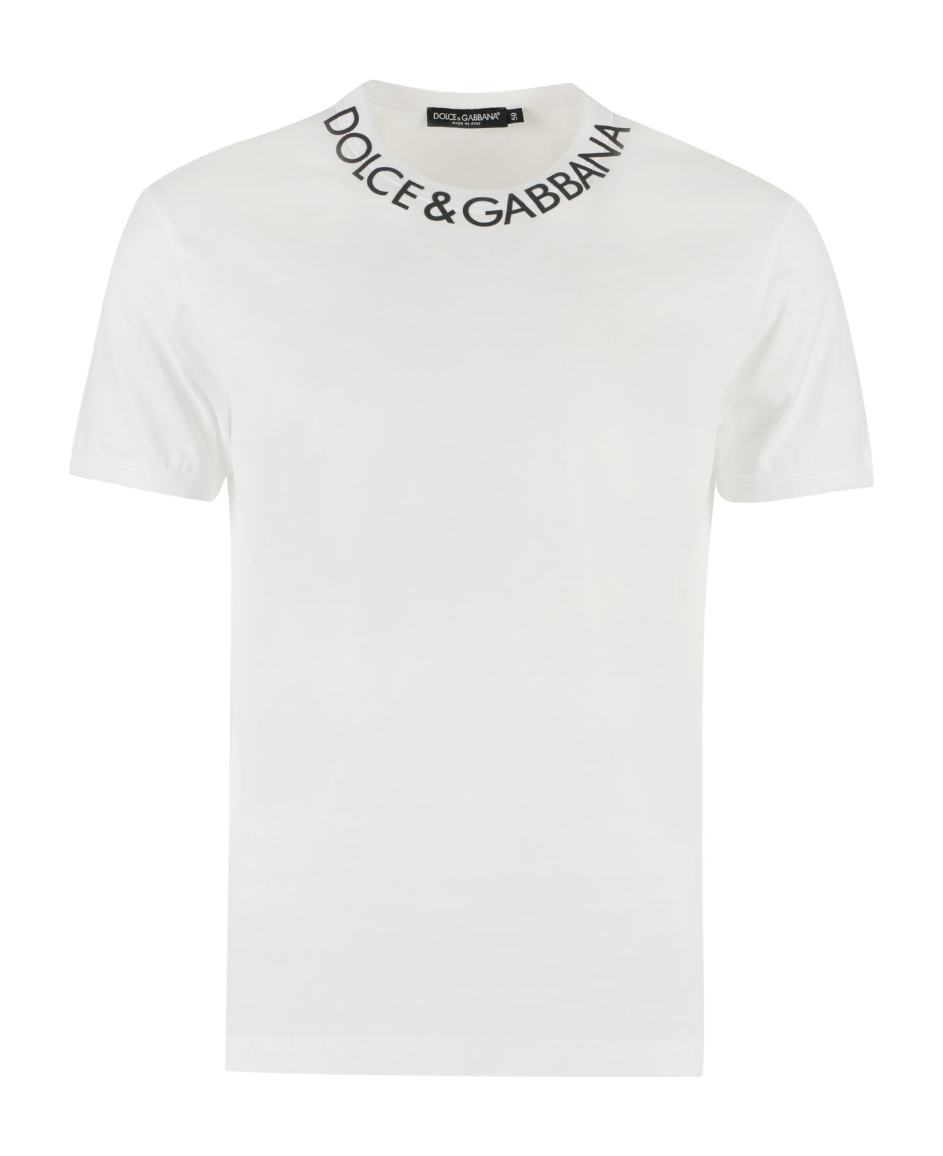 Dolce & Gabbana Cotton Crewneck T-shirt - Optic White