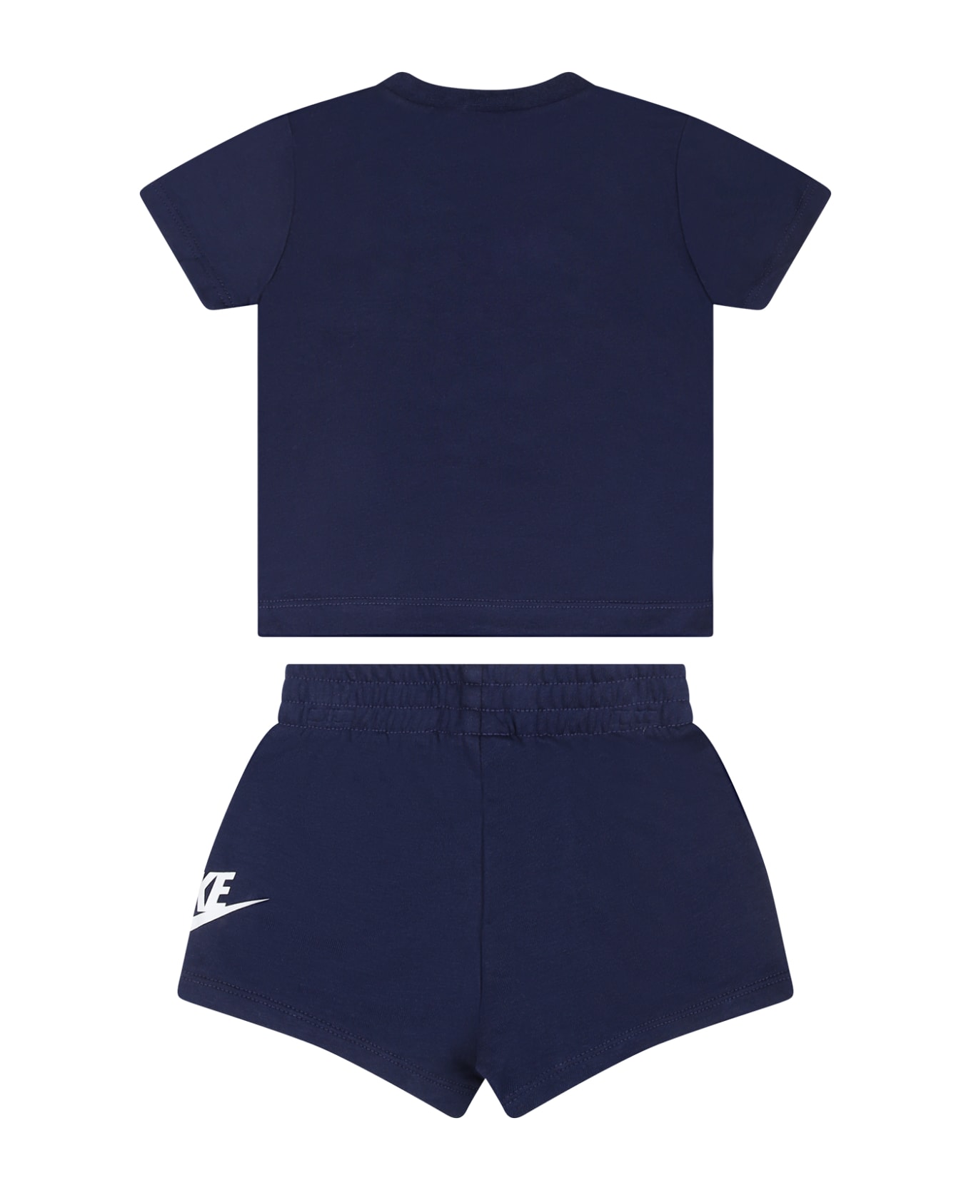 Nike Blue Suit For Boy With Logo - Blue