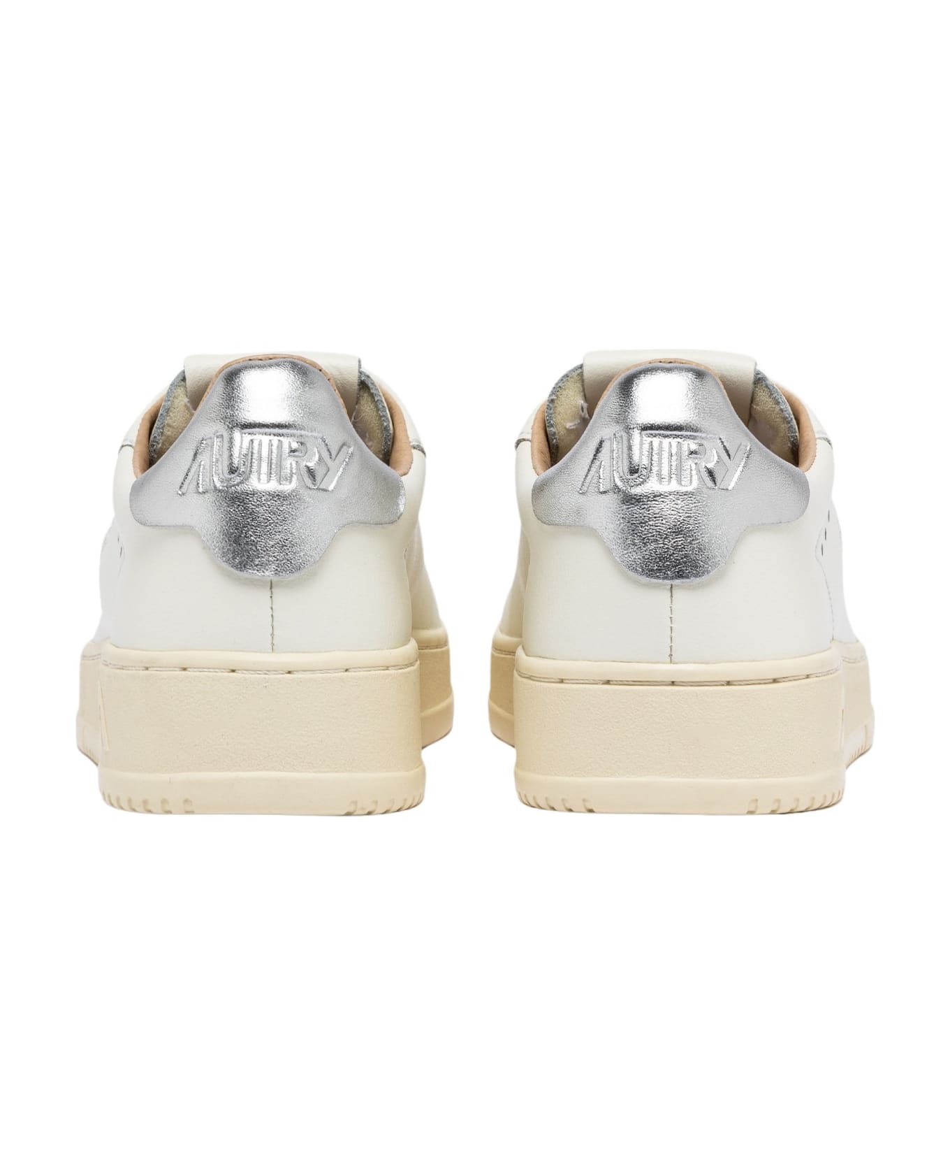 Autry Dallas Low Leat Marsh Msh Silver - Argento