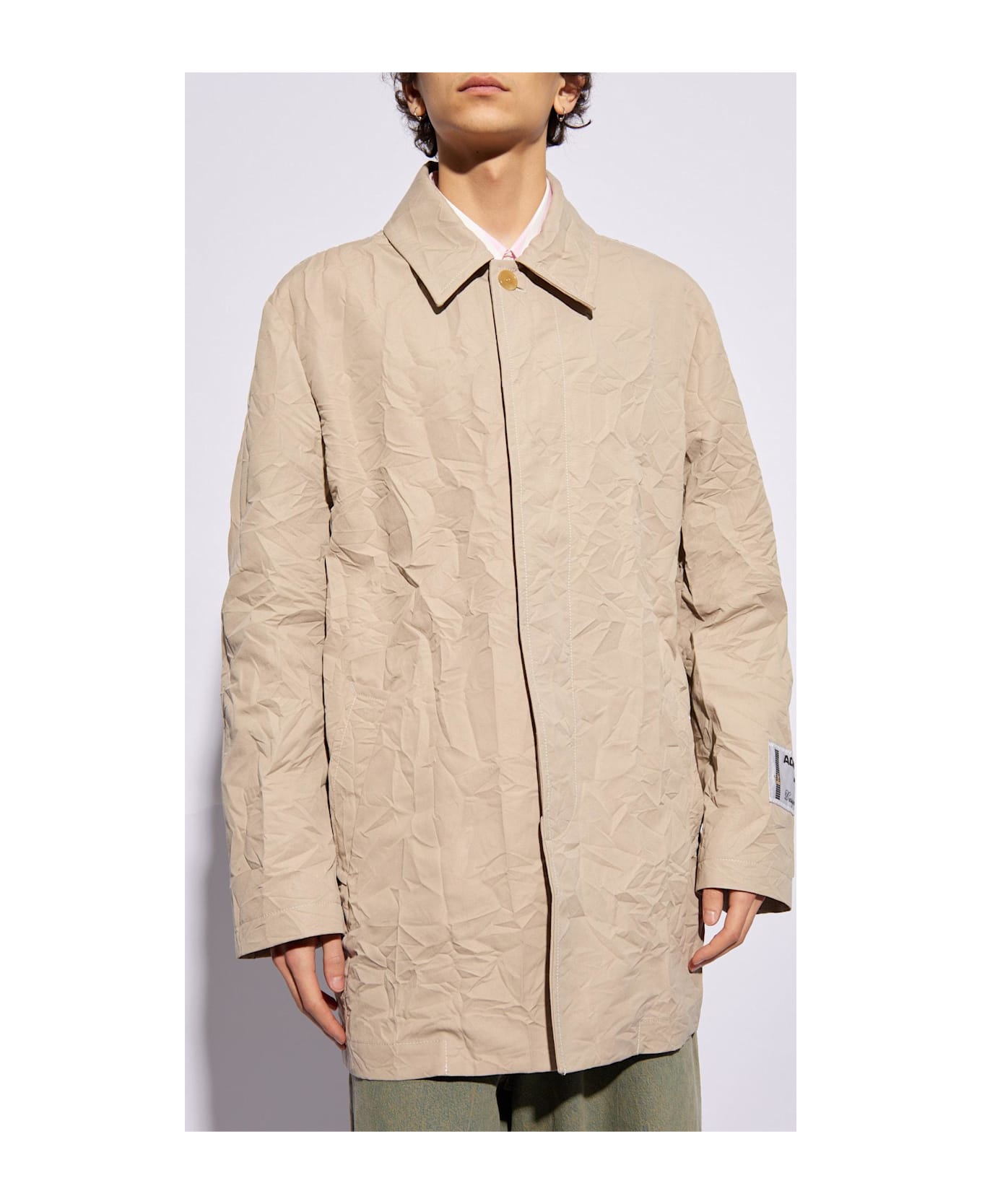 Acne Studios Cropped Coat - Beige