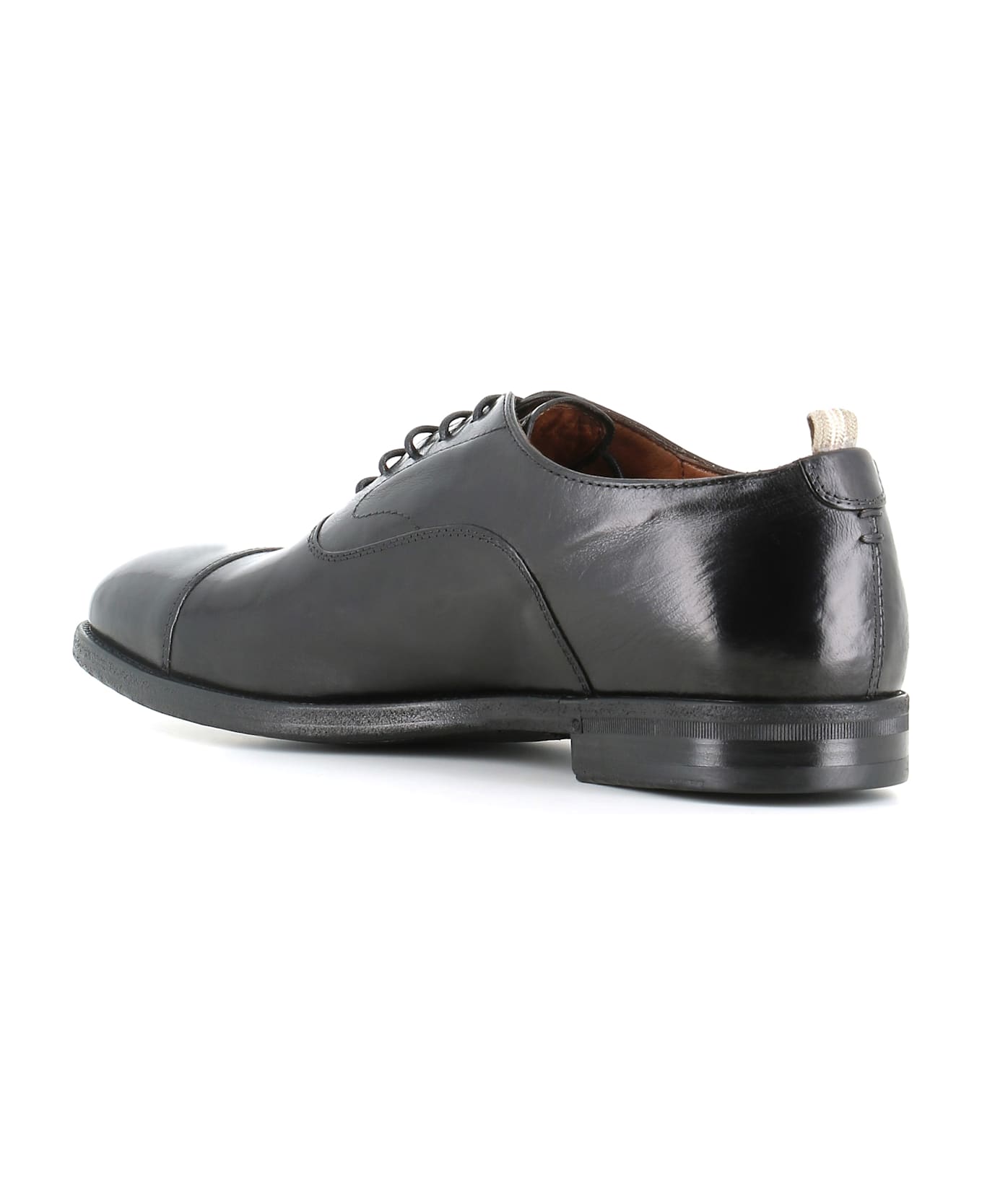 Officine Creative Derby Vanderbilt Caou/011 - Black