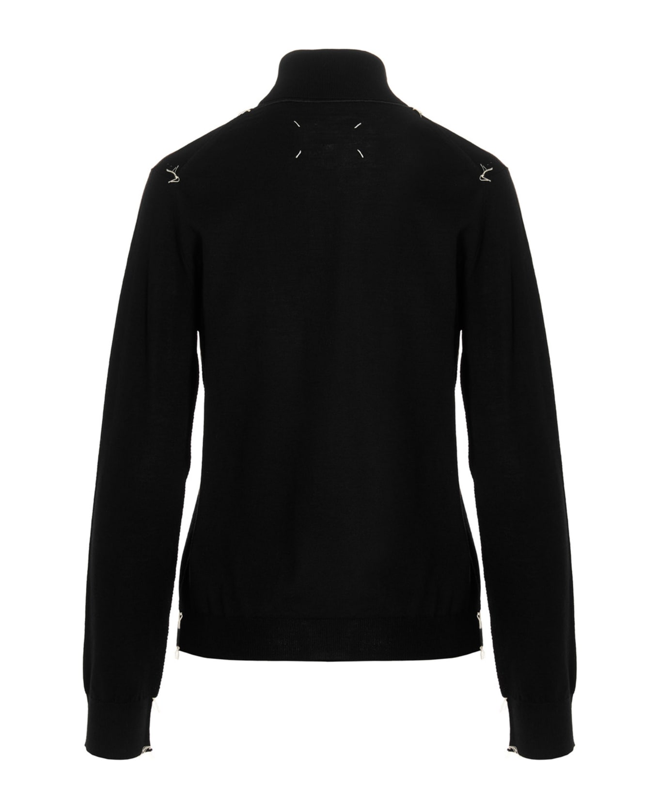 Maison Margiela High-neck Sweater - BLACK