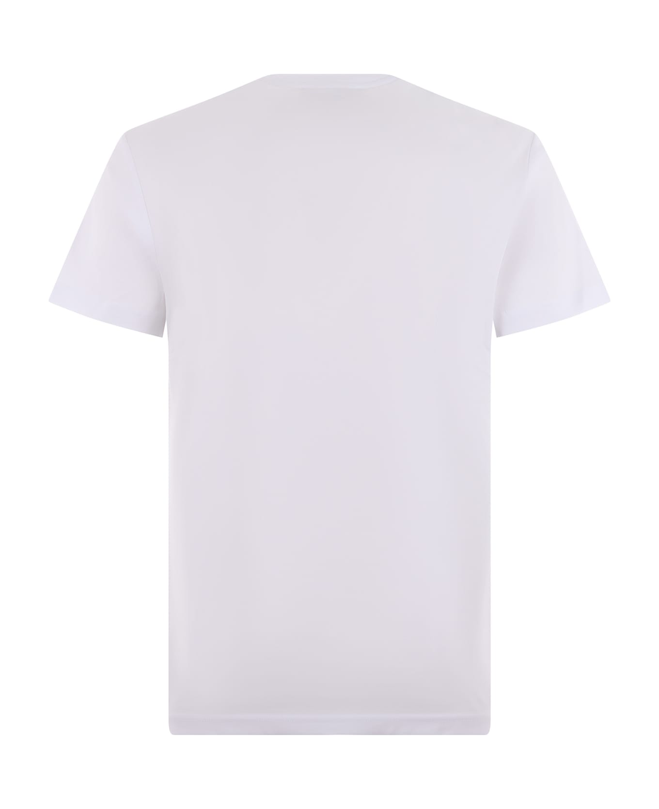 Versace Jeans Couture Printed T-shirt Versace Jeans Couture - Bianco/oro シャツ