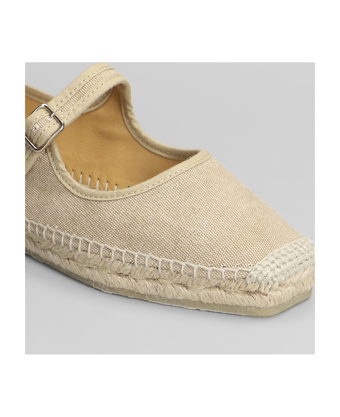 Castañer Padua-002 Espadrilles In Beige Canvas - beige