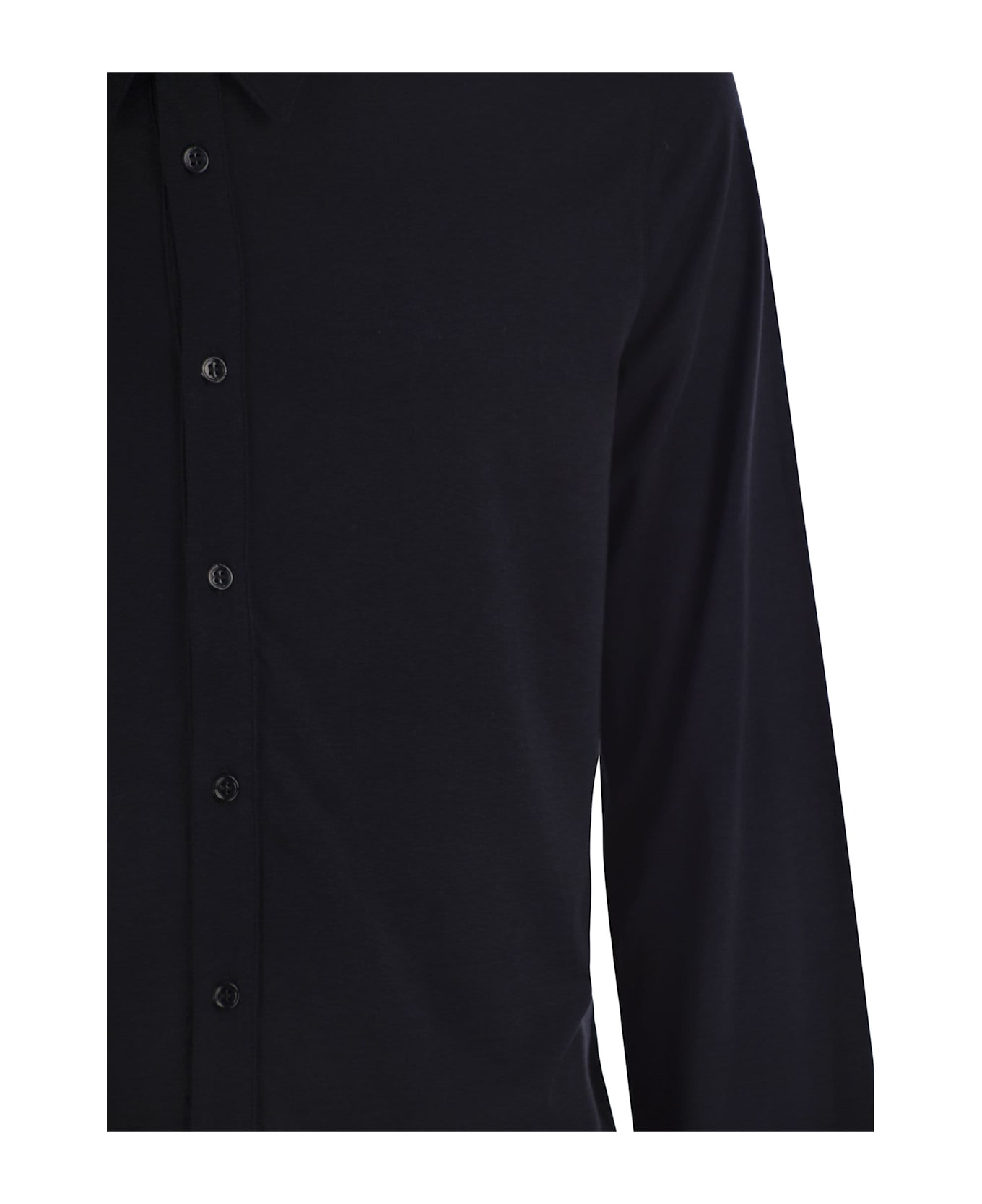 Majestic Filatures Long-sleeved Lyocell And Cotton Shirt - Blue