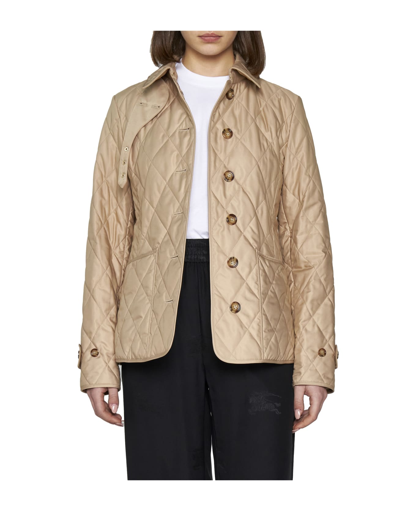 Burberry Diamond Quilted Jacket - New chino
