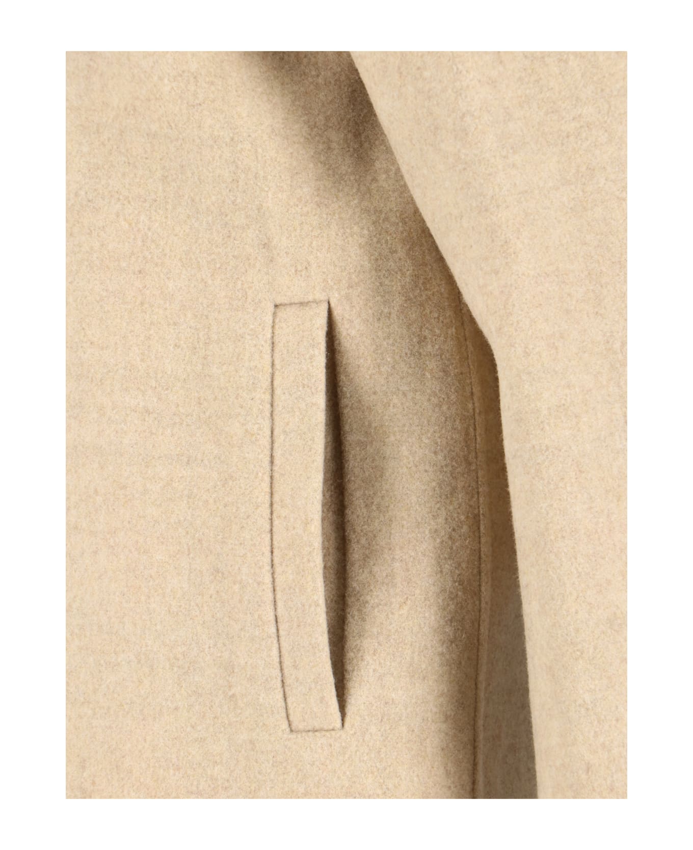Burberry Virgin Wool Jacket - NEUTRALS