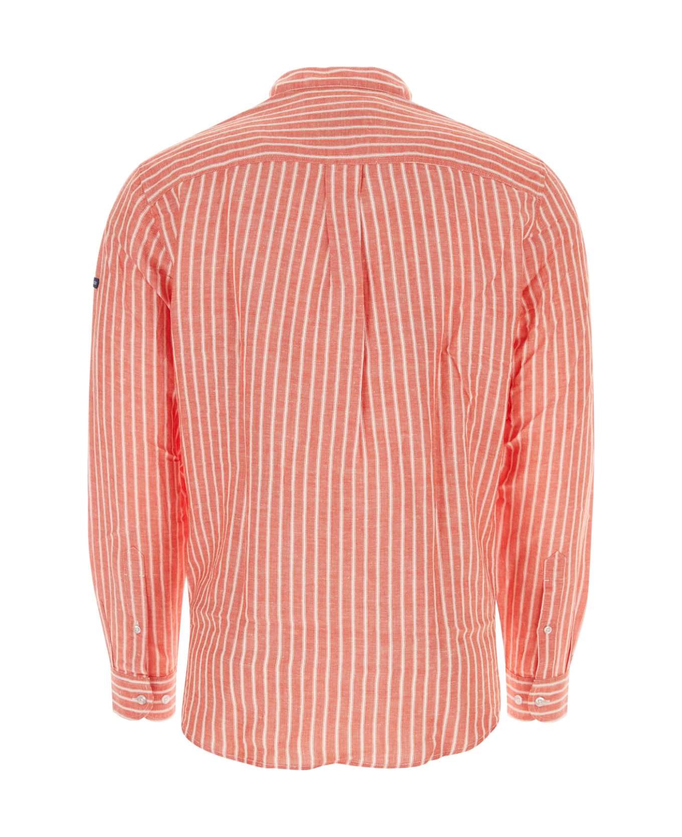 Saint James Embroidered Linen Blend Shirt - SANGUINEBLANC シャツ