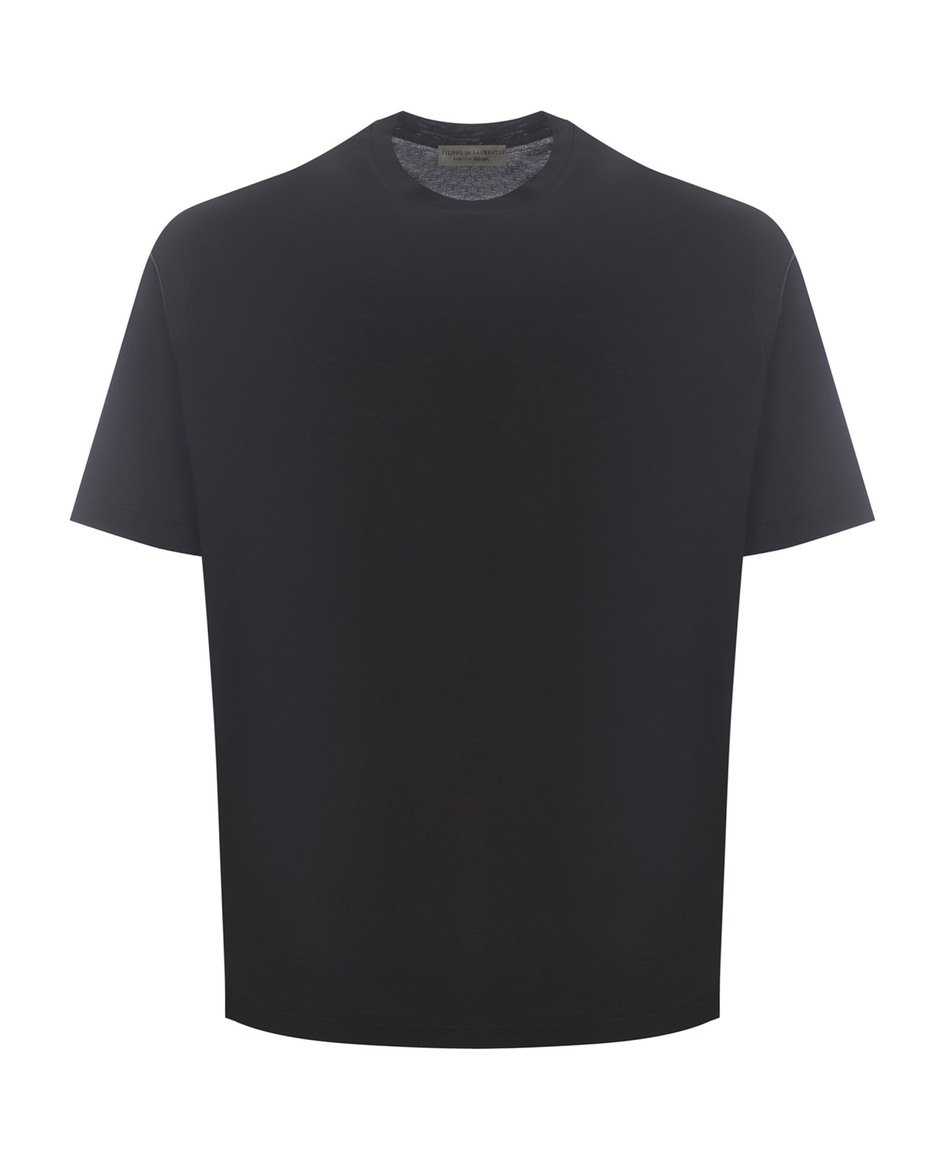 Filippo De Laurentiis T-shirt Filippo De Laurentis Made Of Cotton - Grigio scuro シャツ