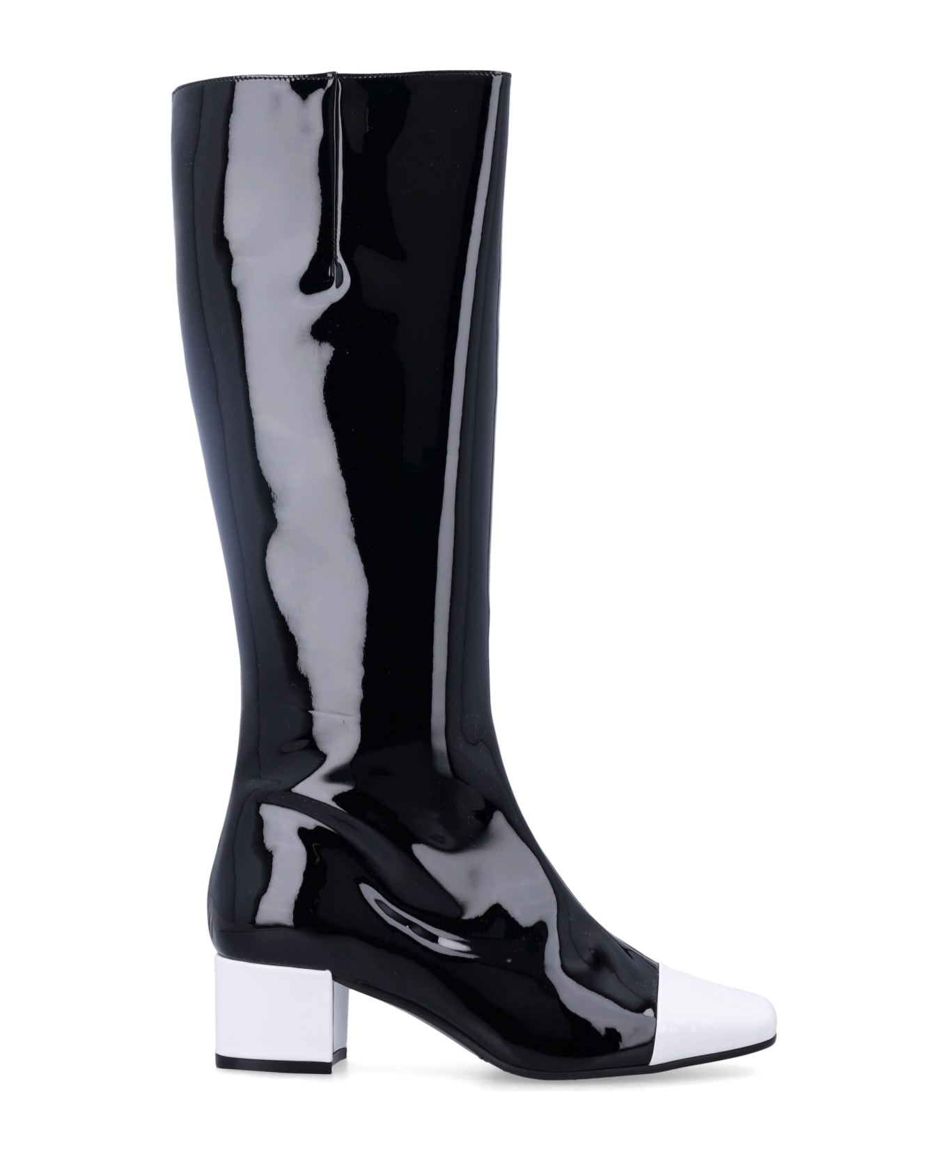 Carel Malaga Boots - BLACK WHITE