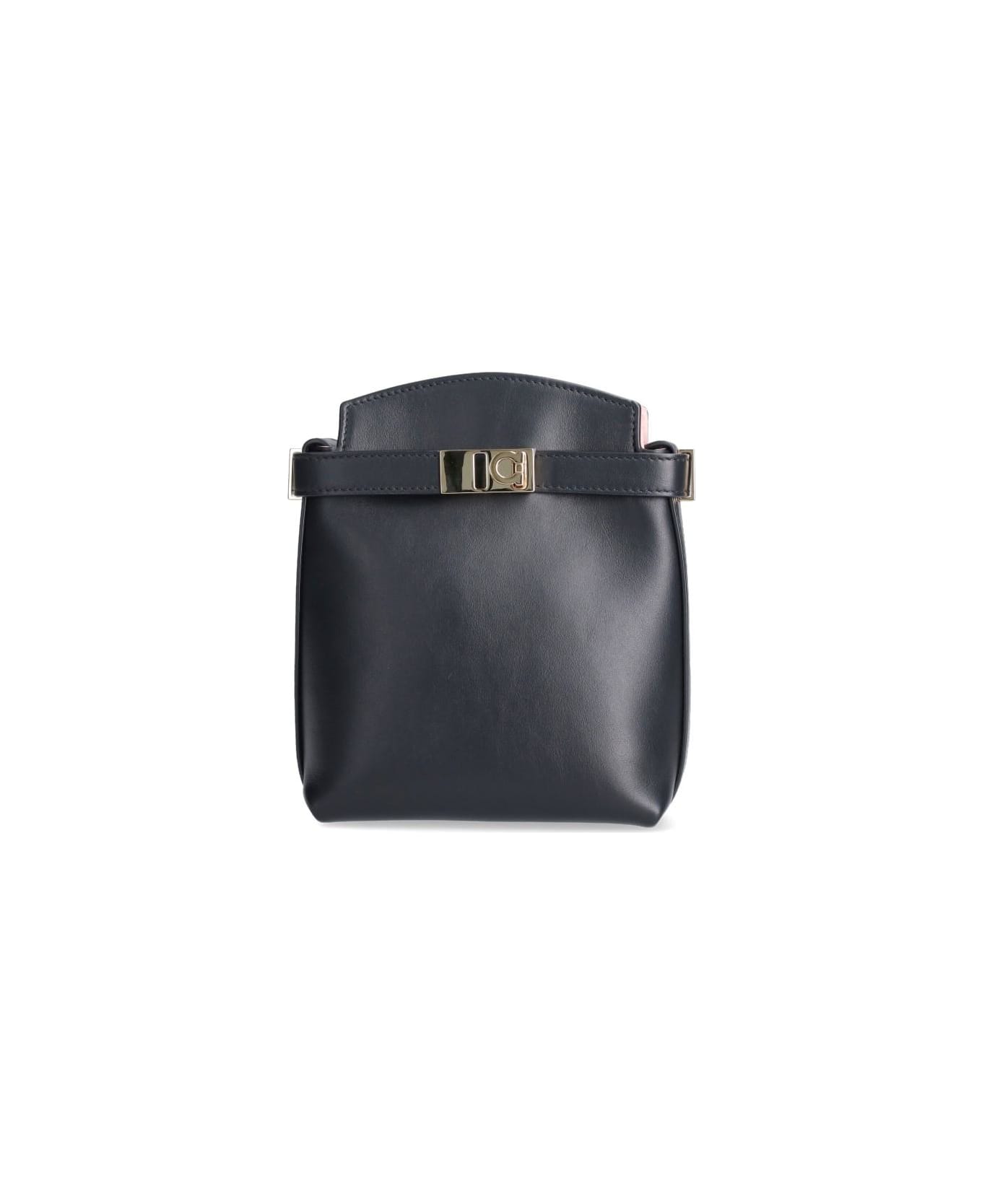 Ferragamo 'hug' Logo Smartphone Holder - Black  