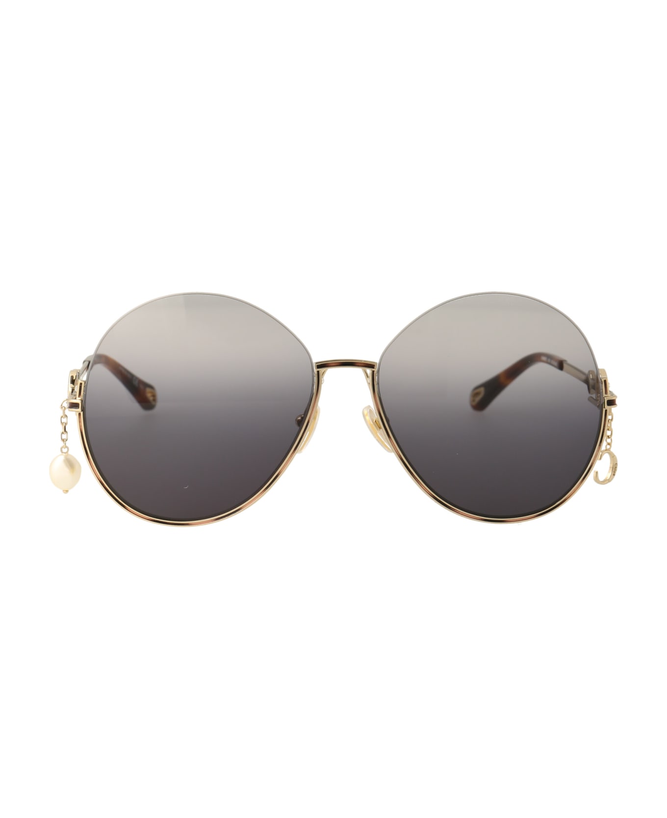 Chloé Eyewear Ch0067s Sunglasses - 001 GOLD GOLD BLUE