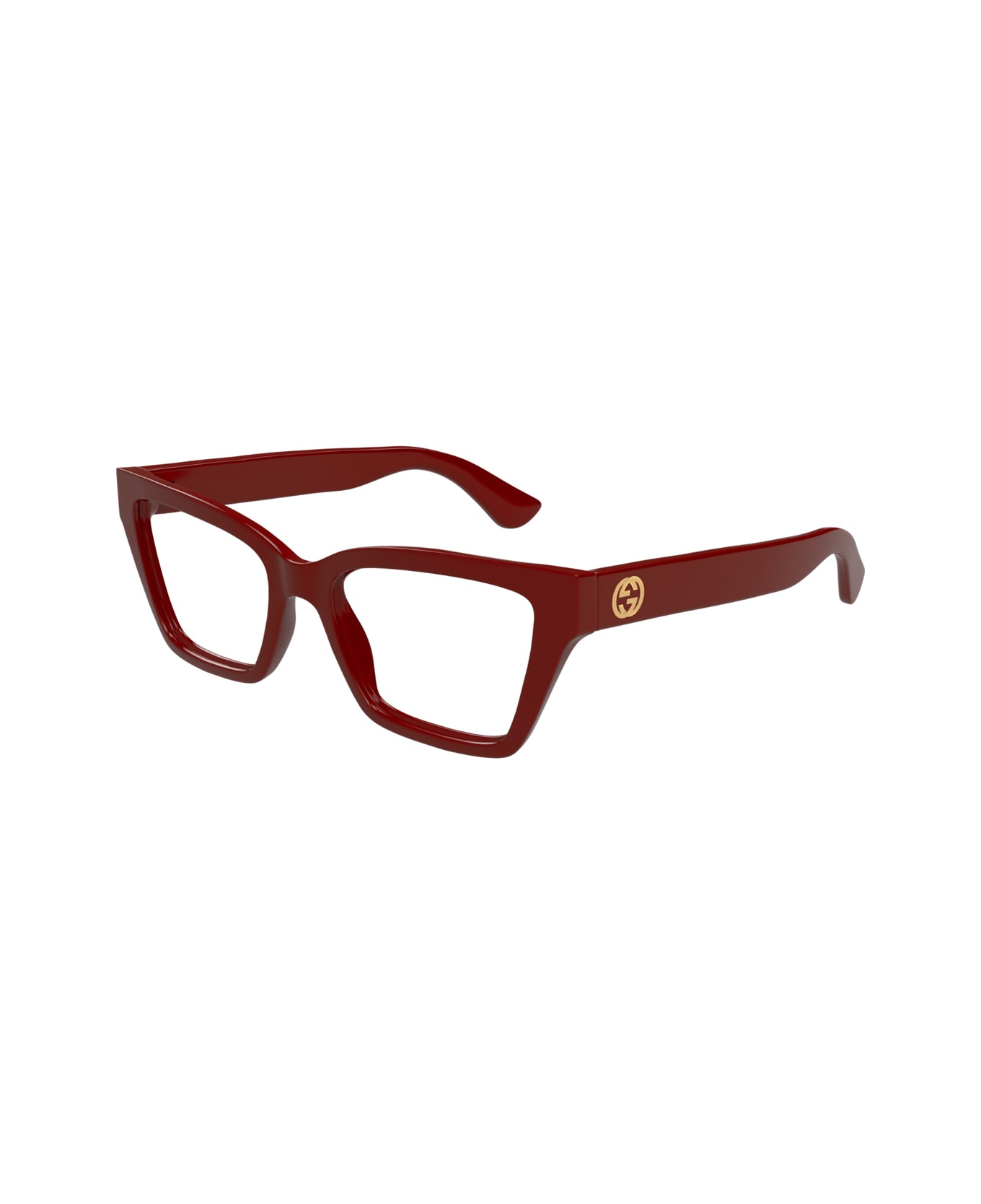 Gucci Eyewear Gucci Gg1715o Linea Gg Logo 003 Burgundy Glasses - Rosso