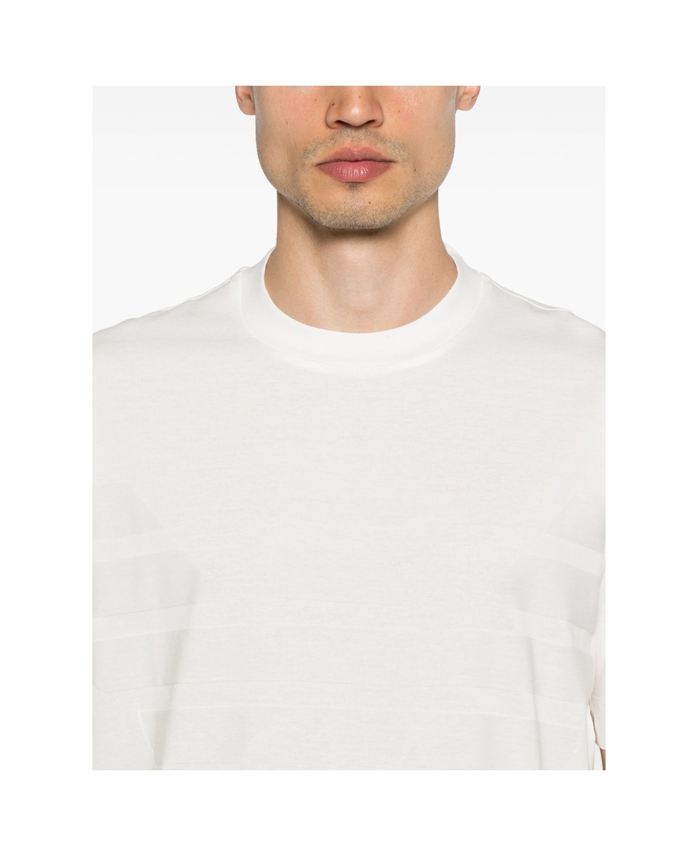 Emporio Armani Logo Cotton T-shirt - White