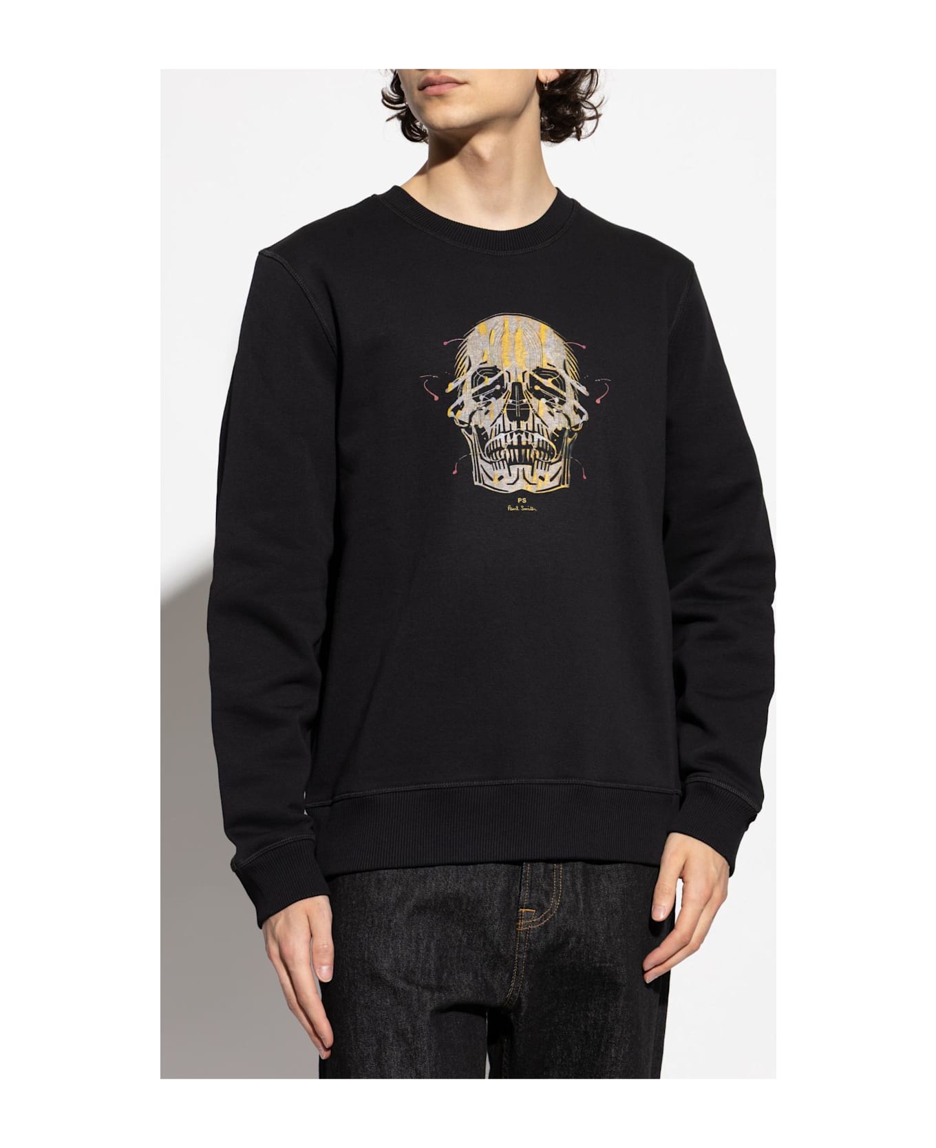 PS by Paul Smith Ps Paul Smith Sweatshirt With Colorful Print - Black