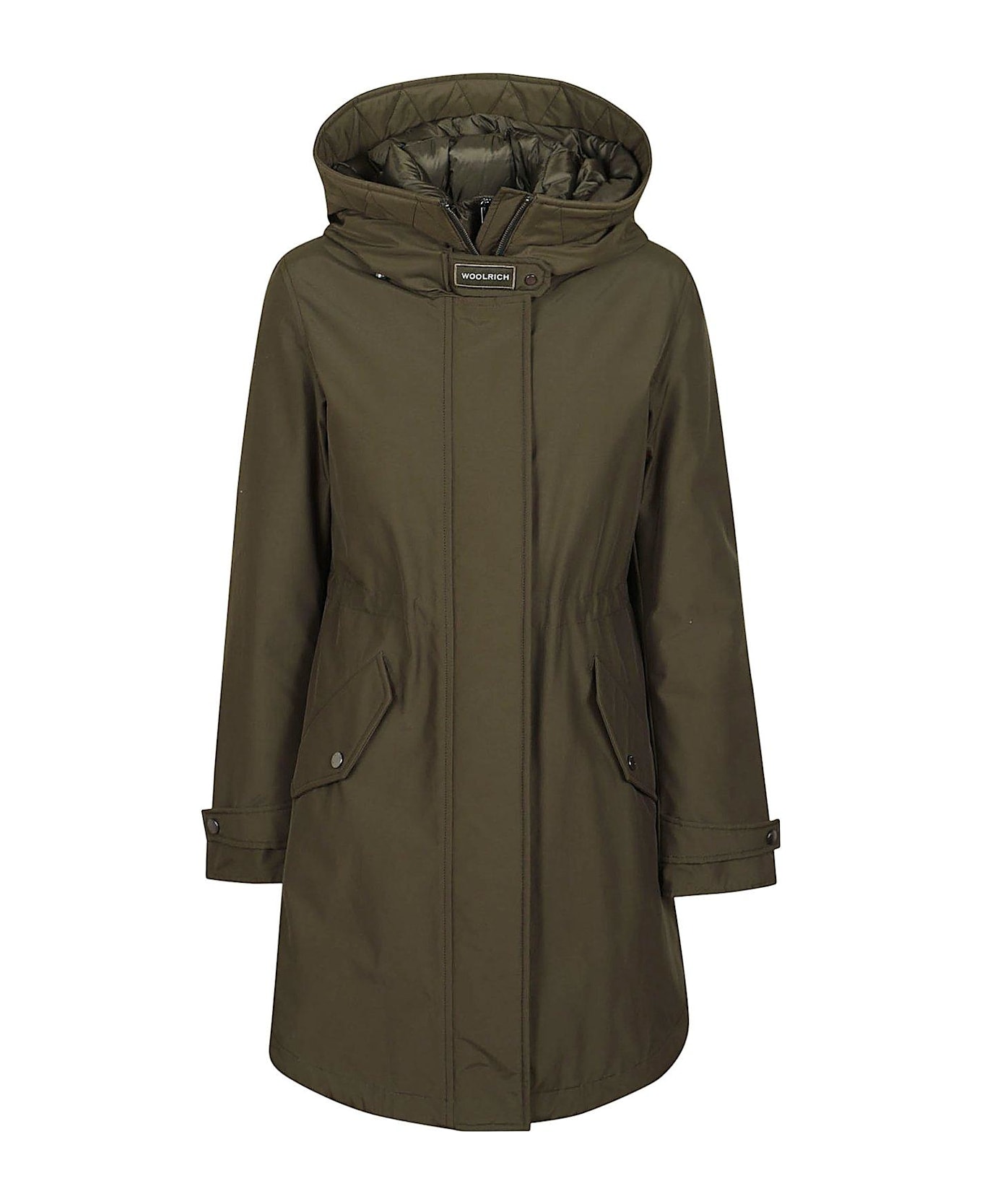 Woolrich Ramar Straight Hem Parka - DARK GREEN