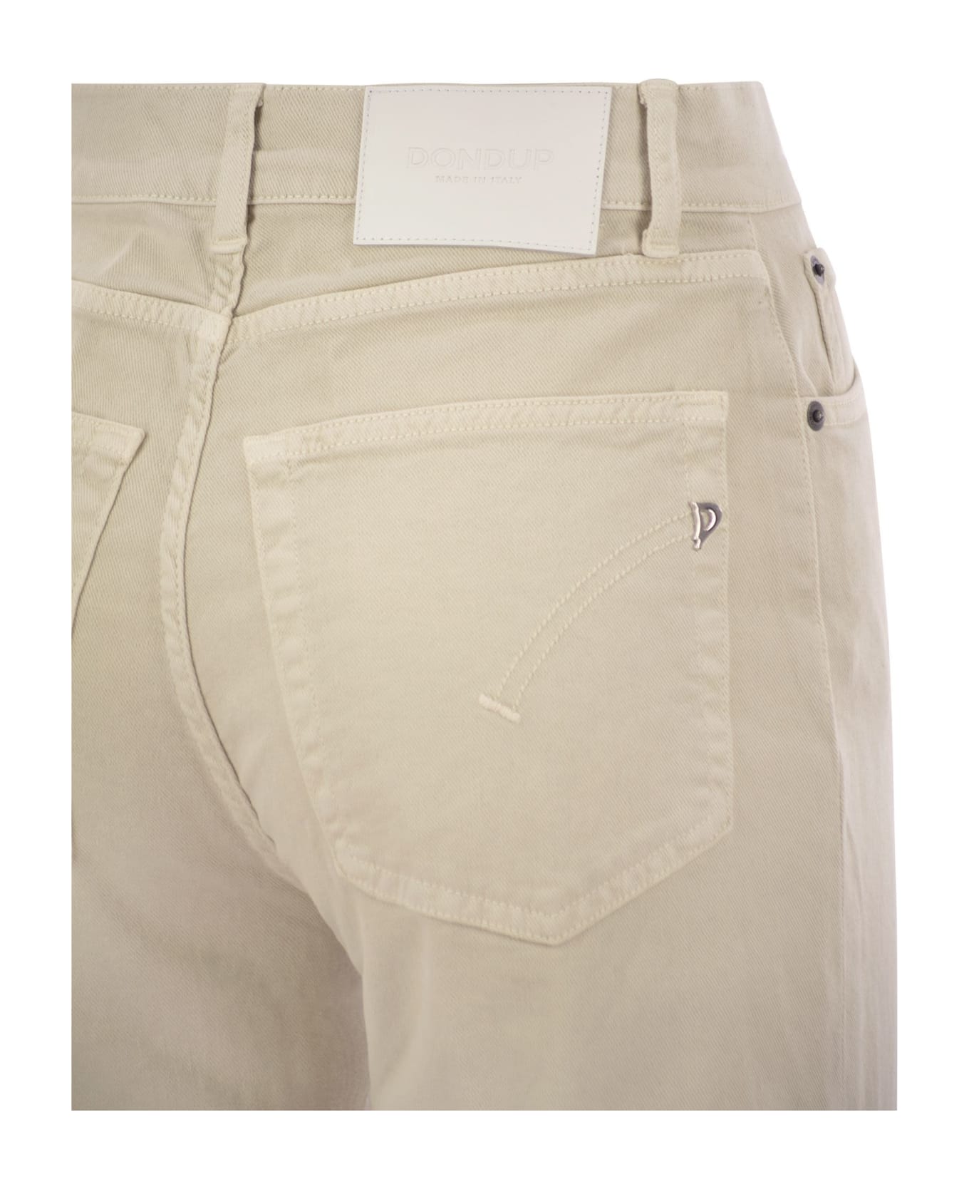 Dondup Amber - Wide-leg Jeans - Ivory