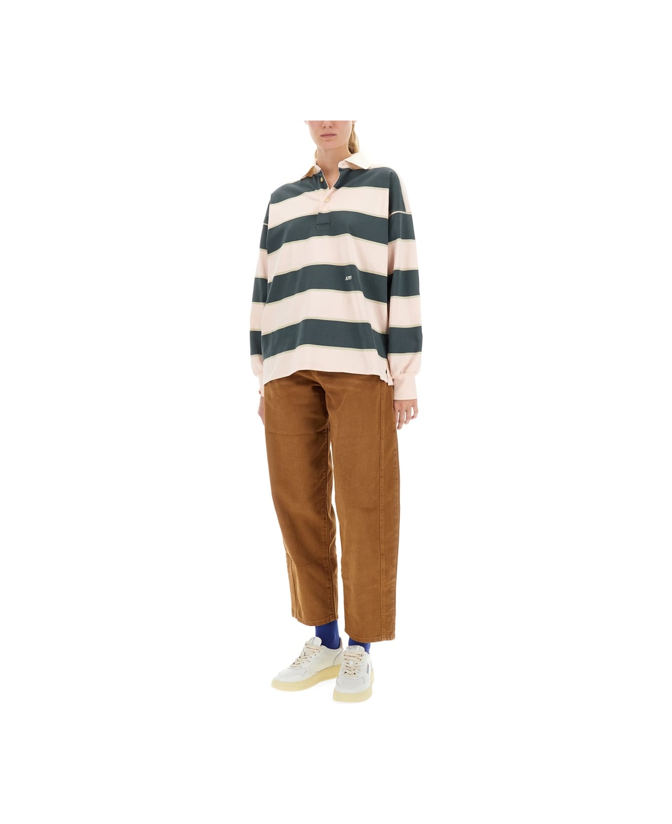 Autry Striped Polo. - MULTICOLOUR