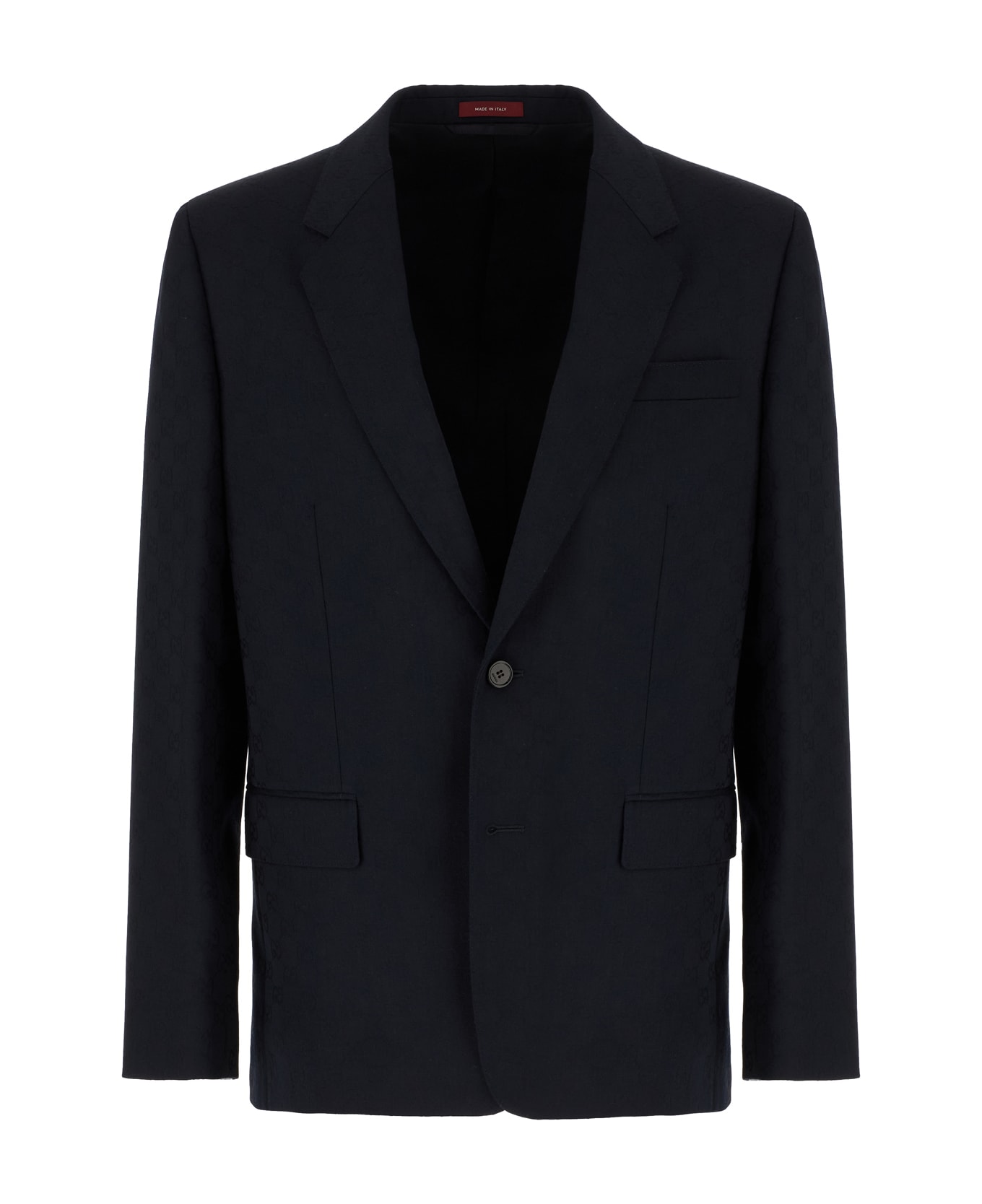 Gucci Gg Logo Suit - Blu