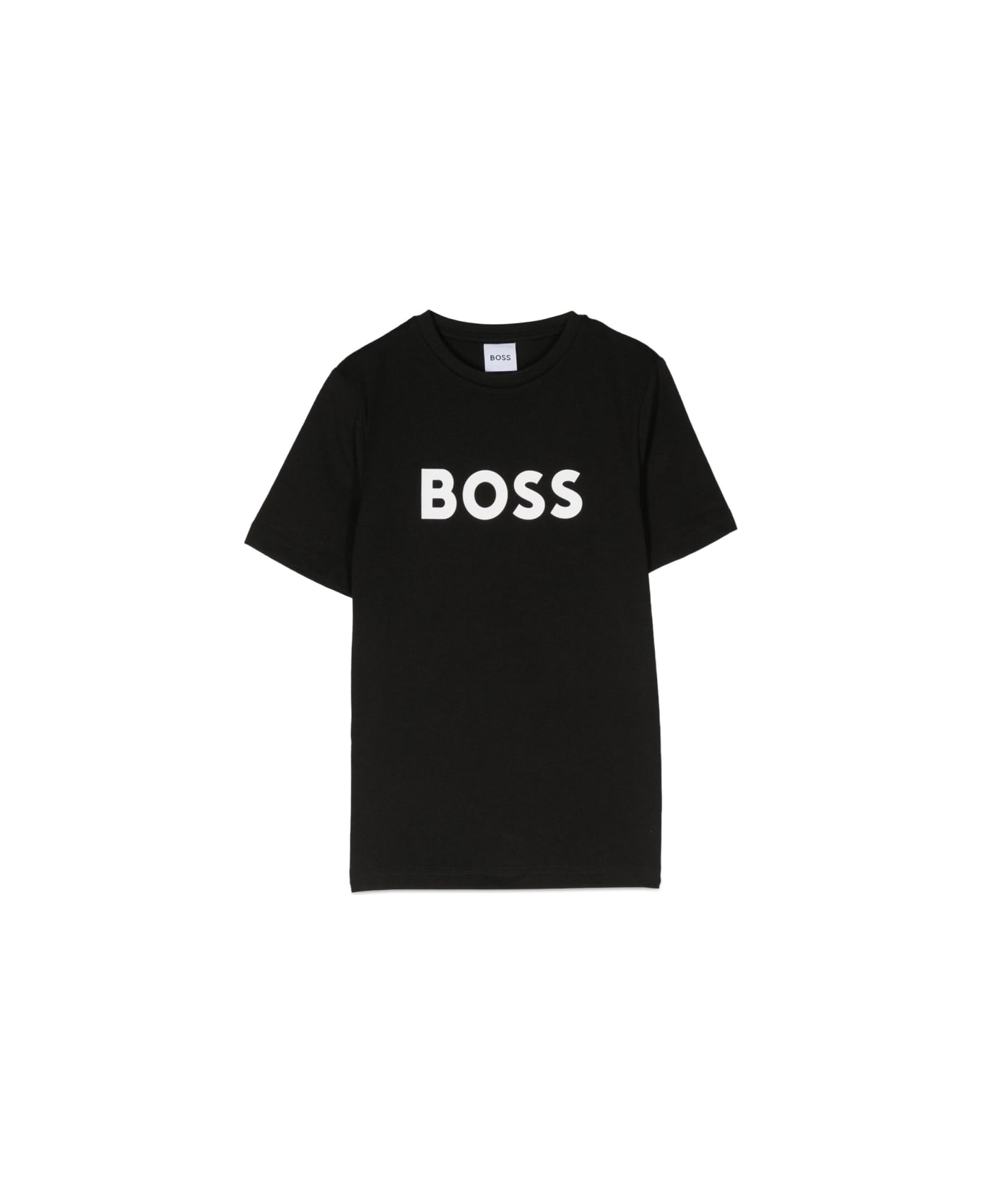Hugo Boss T-shirt Logo - BLACK Tシャツ＆ポロシャツ