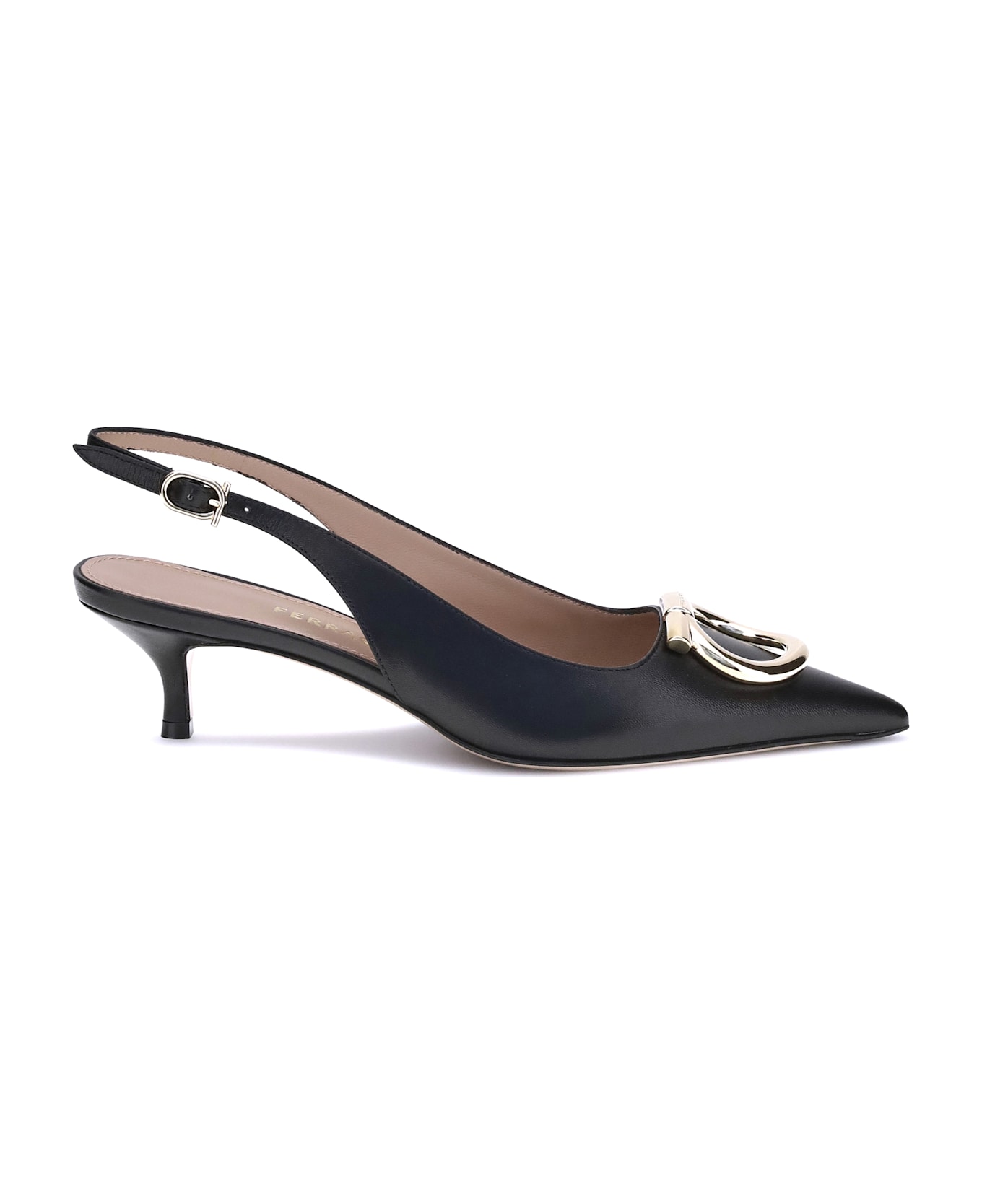 Ferragamo Gancini Slingback Pumps