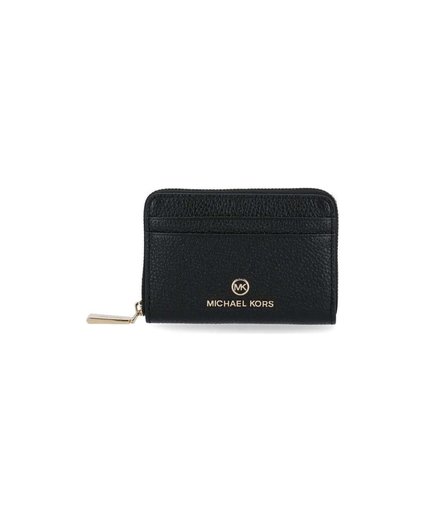 Michael Kors Grainy Leather Wallet - BLACK
