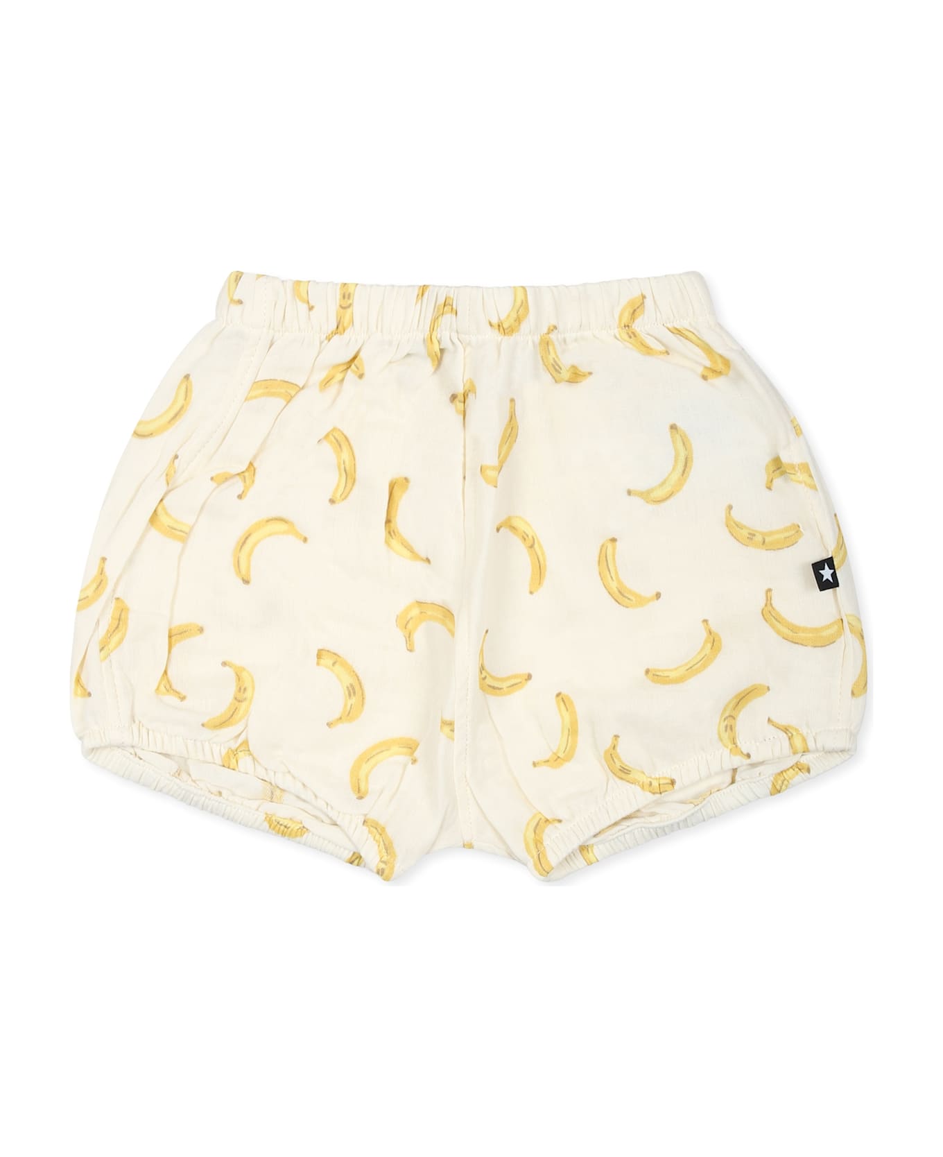 Molo Ivory Shirt For Babykids With Banana - Ivory