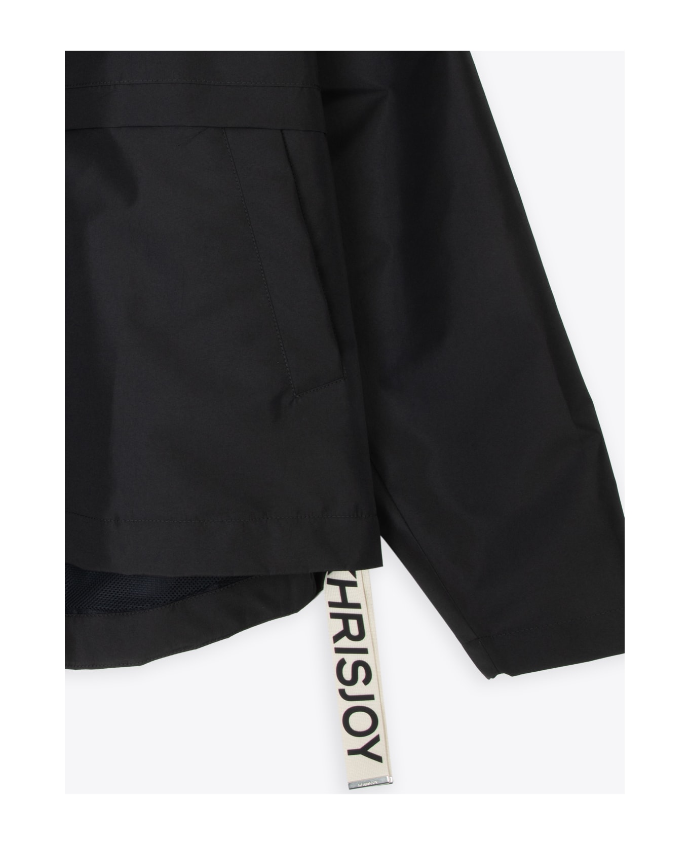 Khrisjoy Shell Windbreaker Black nylon windproof hooded jacket - Shell Windbreaker - Nero
