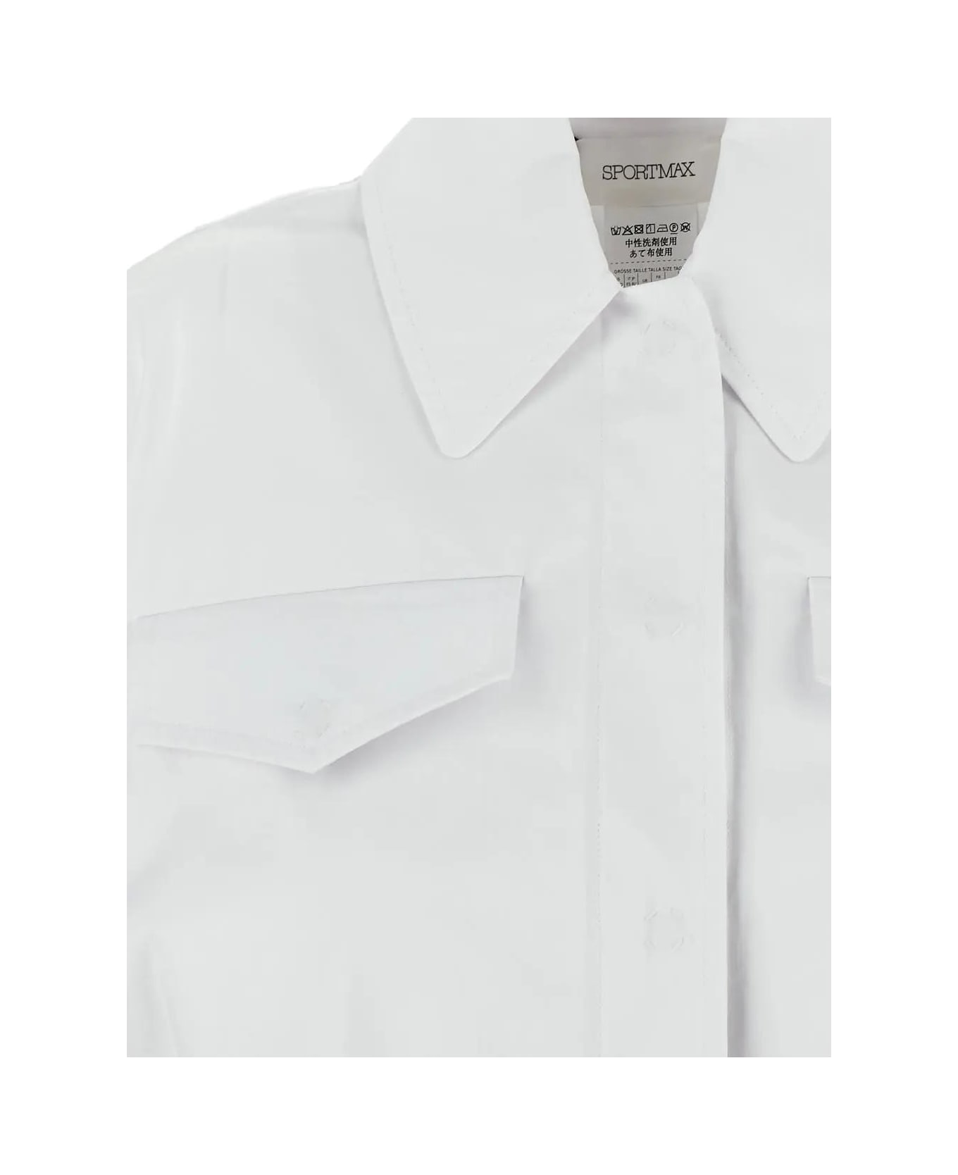 SportMax White Gala Shirt - White