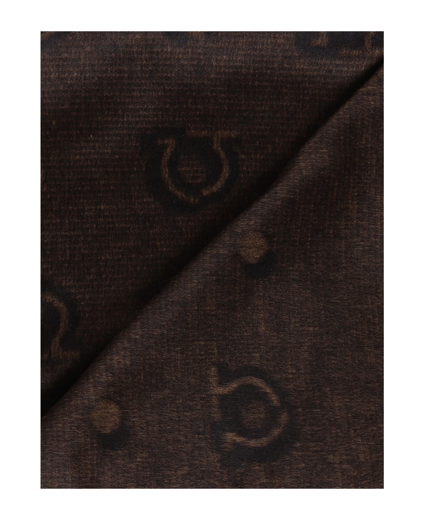 Ferragamo Jacquard Motif Scarf - Beige-brown スカーフ