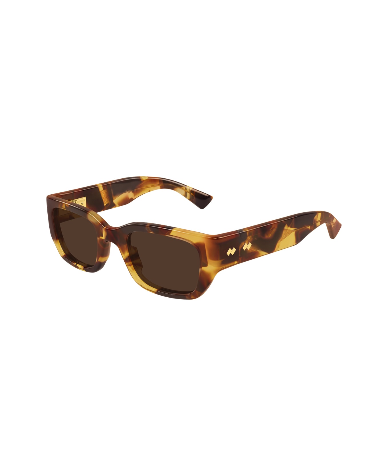 Bottega Veneta Eyewear Bottega Veneta Bv1400s Linea Intrecciato 002 Havana Brown Sunglasses - Havana