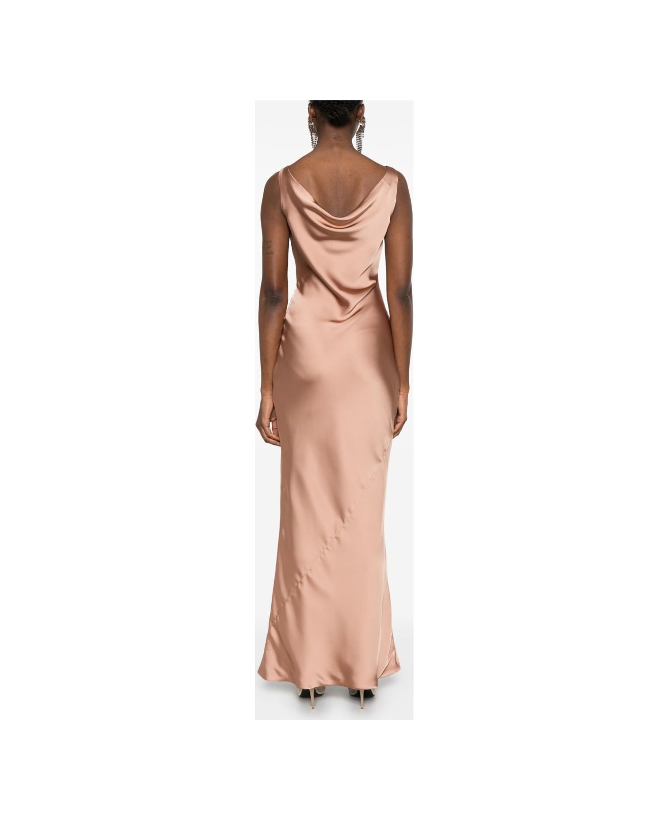 Norma Kamali Maria Gown - Beige