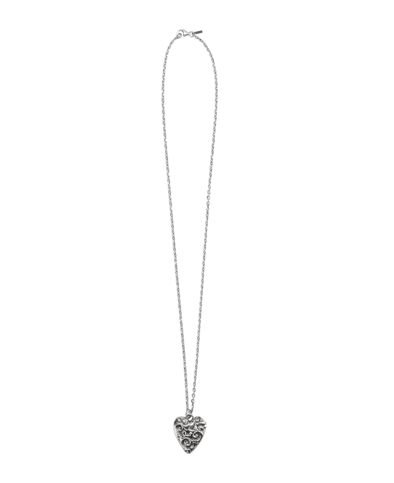 Emanuele Bicocchi Large Heart Necklace - SILVER ネックレス