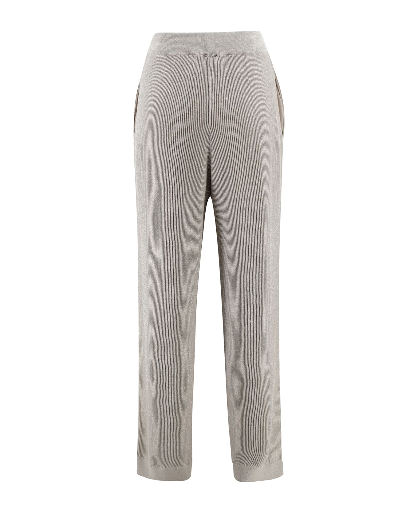 Brunello Cucinelli Vanisè Trousers - Silver