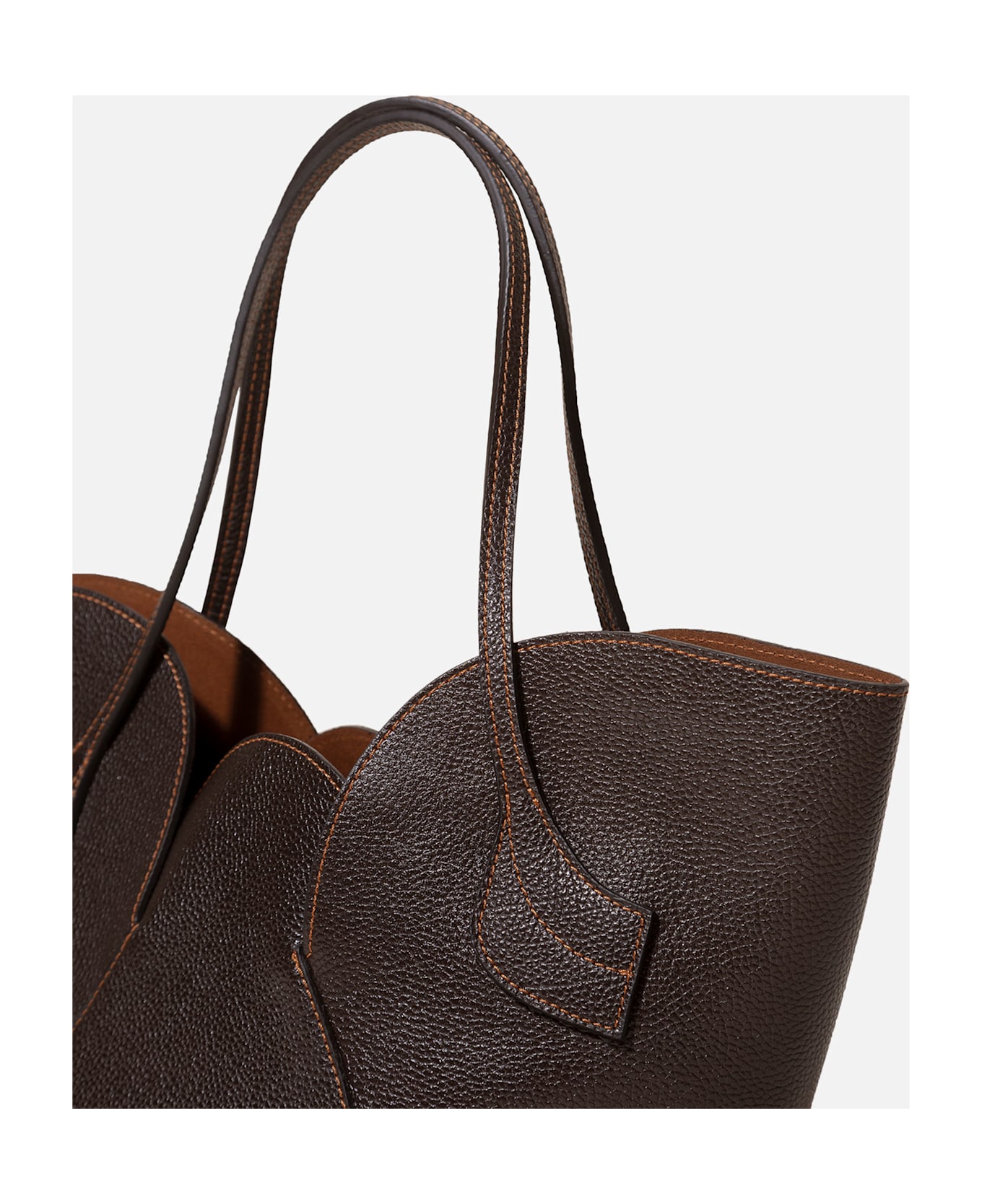 Hereu Small Sepal Bag - Brown