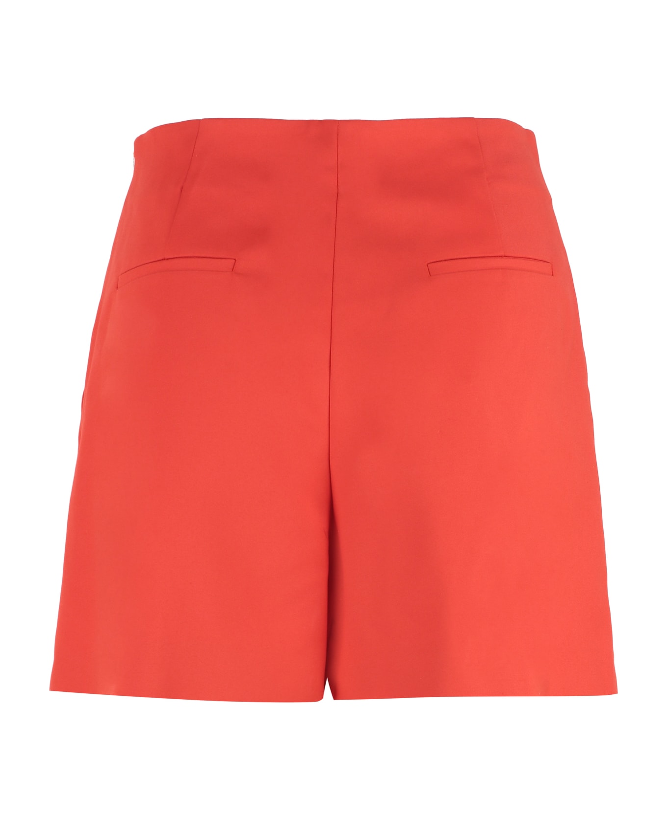 Moschino Satin Shorts - red
