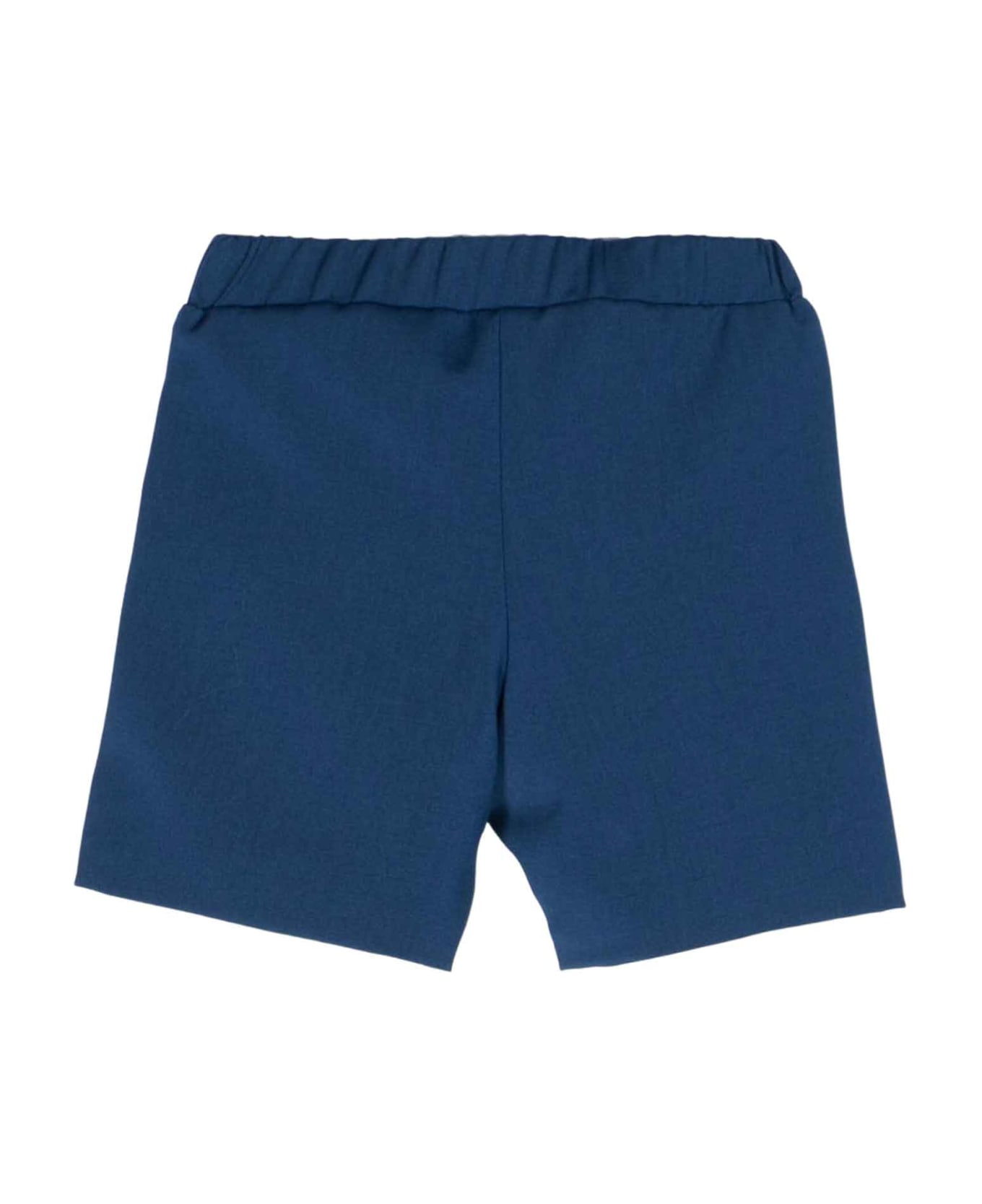 Balmain Blue Shorts Baby Boy - Blu