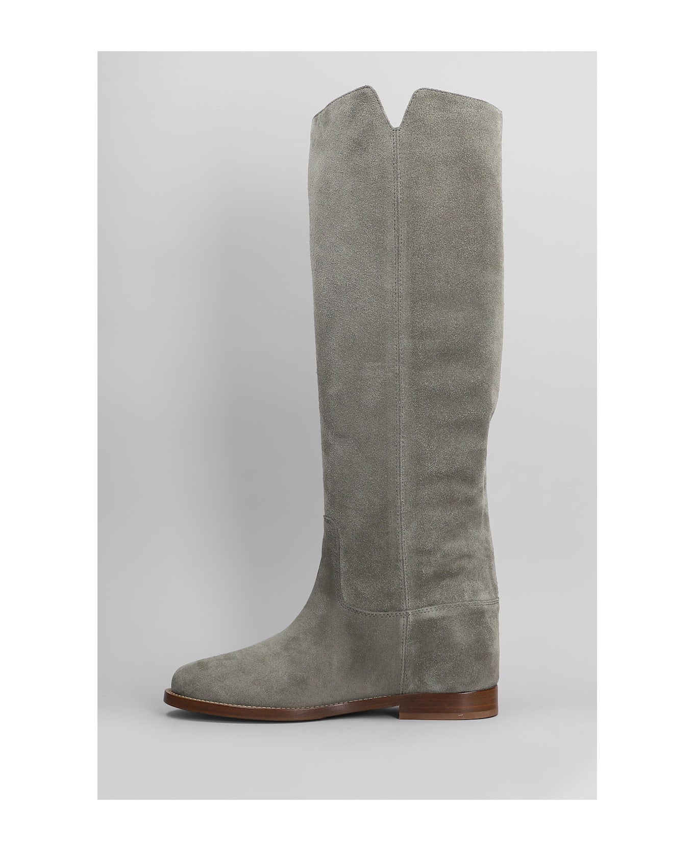 Via Roma 15 In Grey Suede - grey