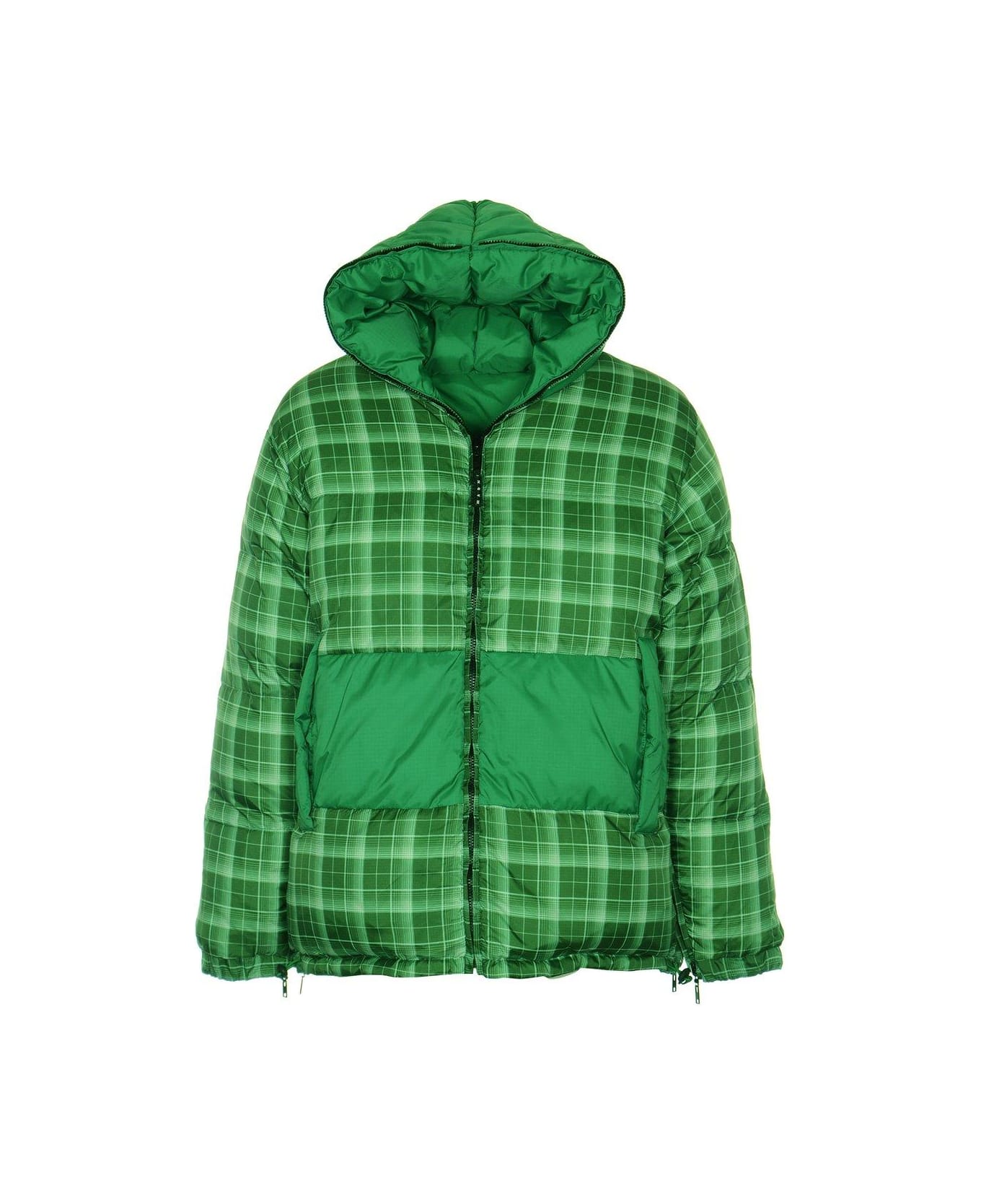 Marni Reversible Hooded Coat - Green