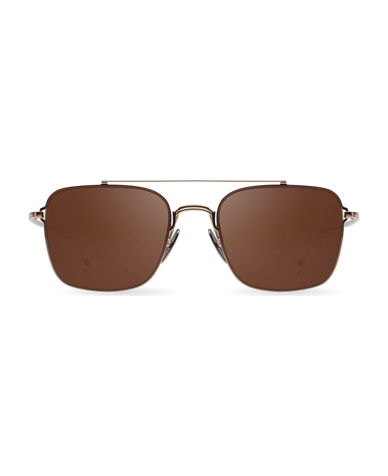 Thom Browne TBS120/A/02 Sunglasses - White Gold_silver