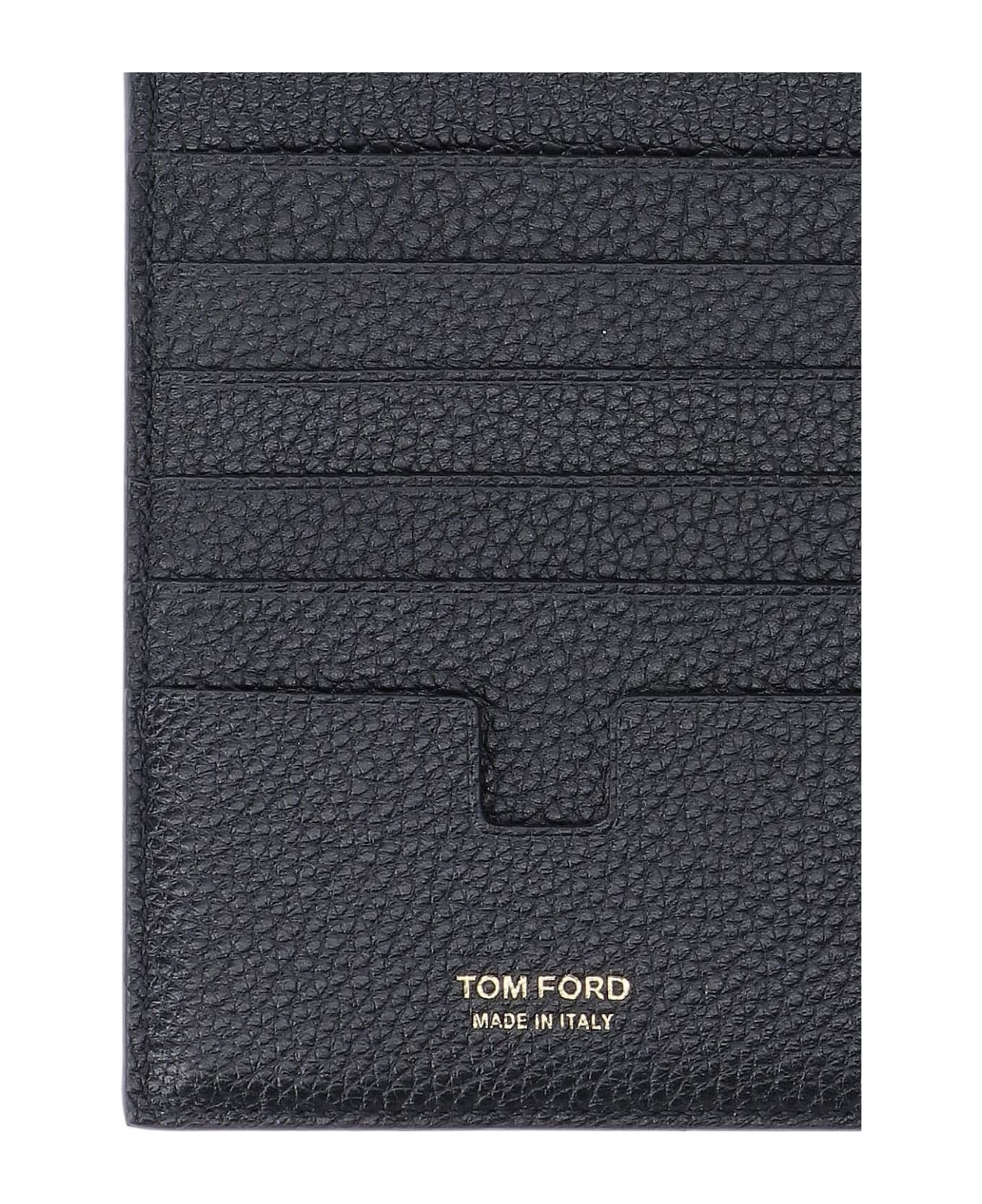 Tom Ford Logo Card Holder - Black  