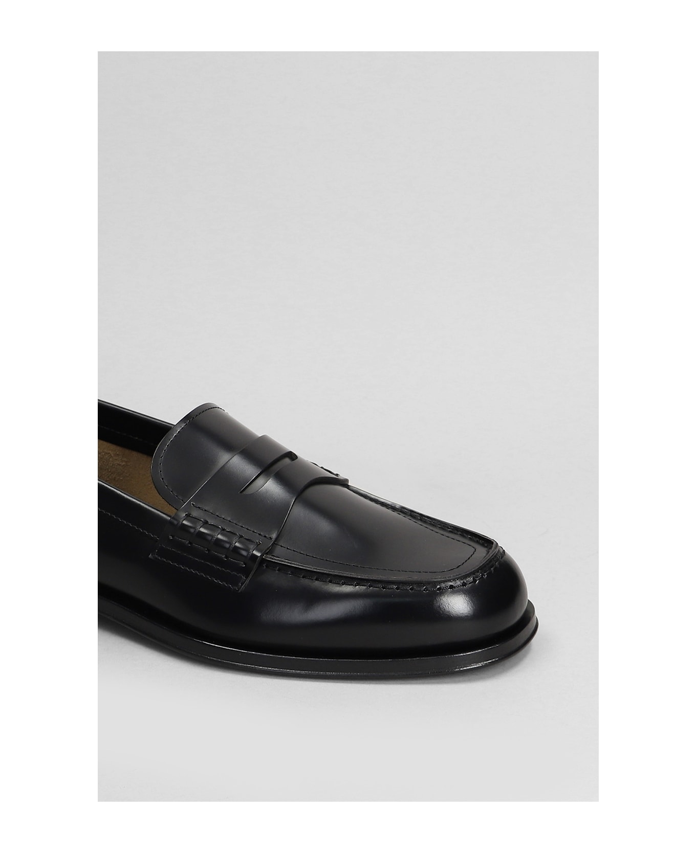 Henderson Baracco Loafers In Black Leather - black