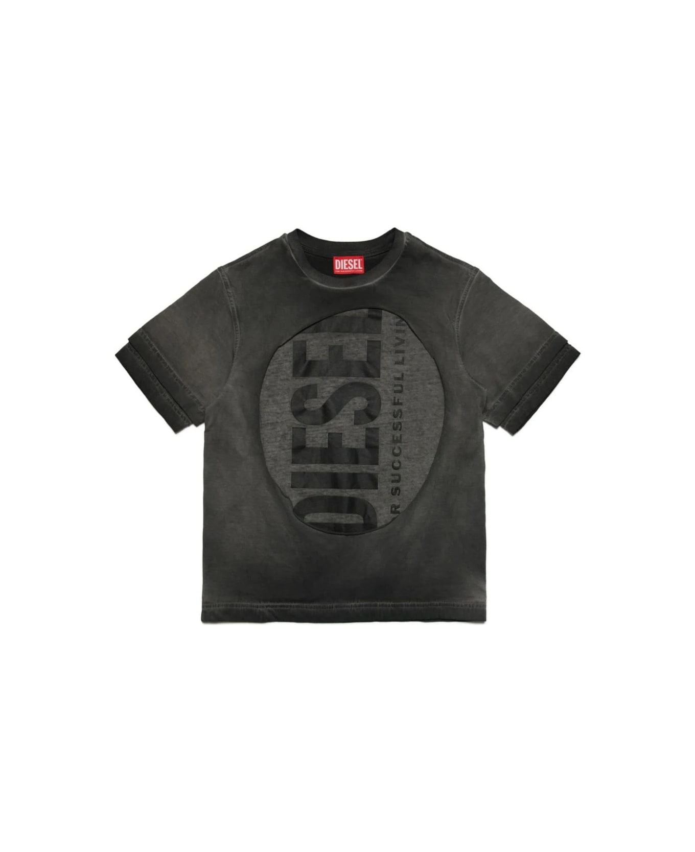 Diesel T-shirt Con Logo - Black Tシャツ＆ポロシャツ