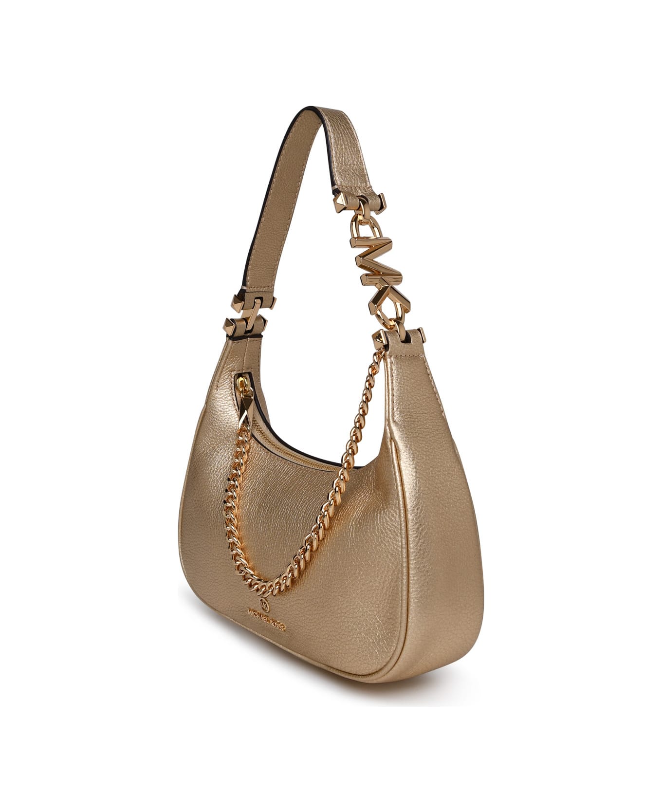 Michael Kors Piper Leather Bag - Gold