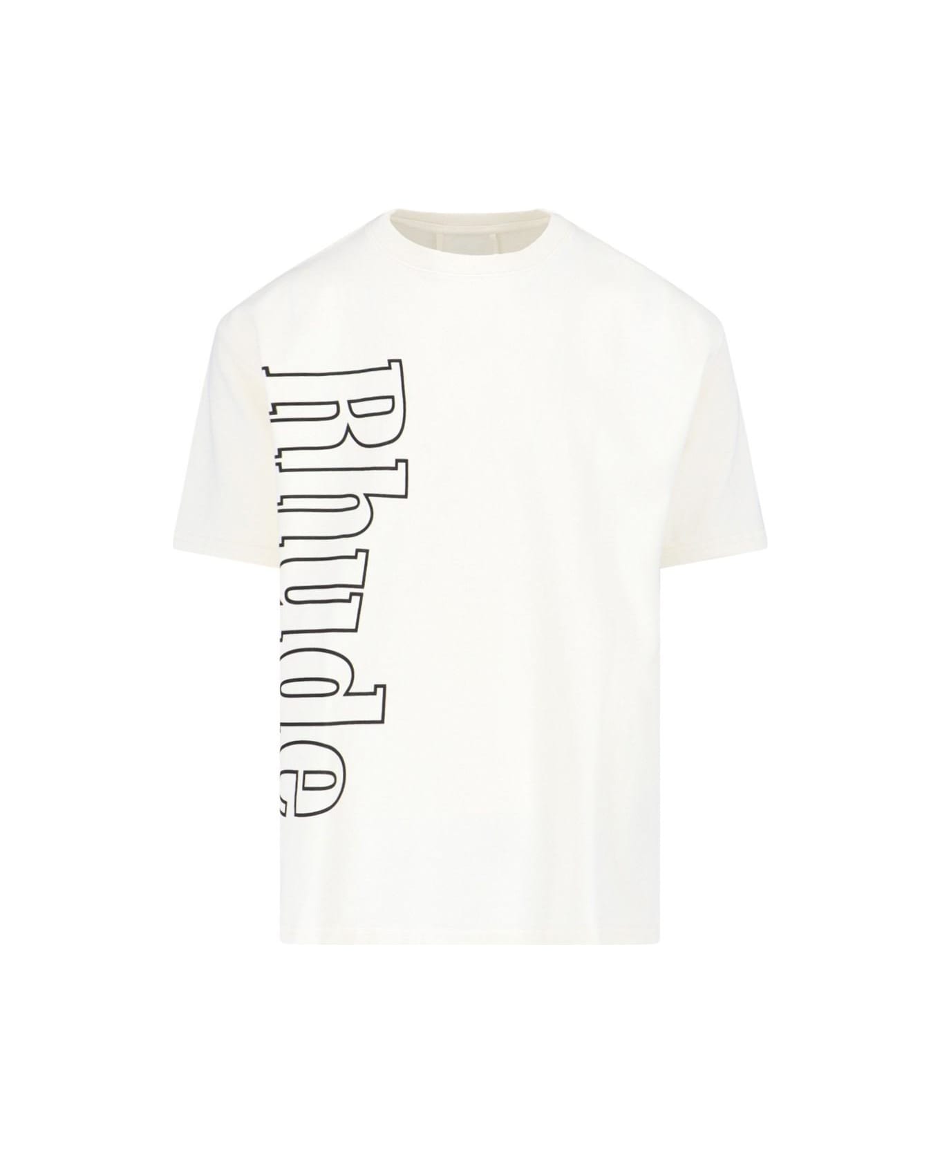 Rhude Printed T-shirt - White