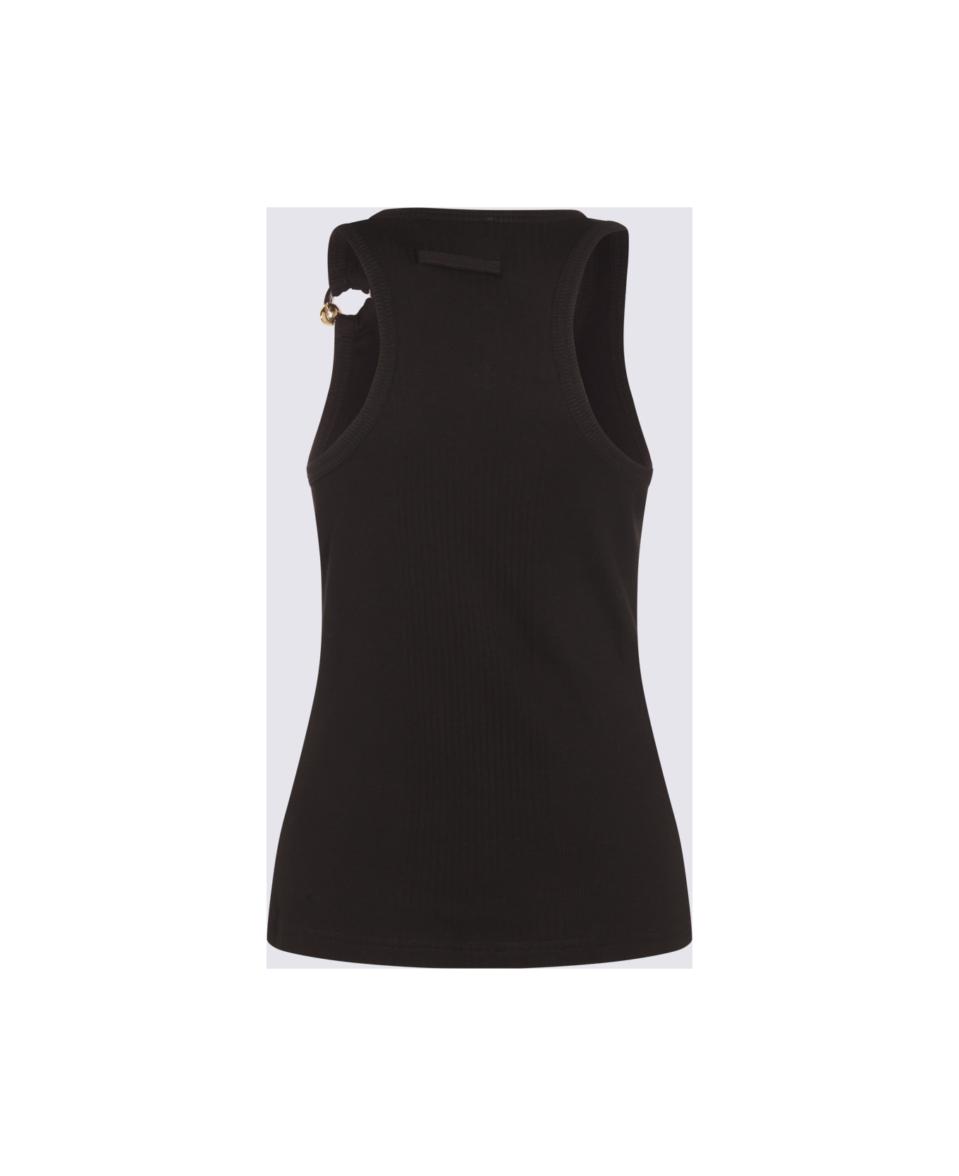 Jean Paul Gaultier Black Cotton Top - Black