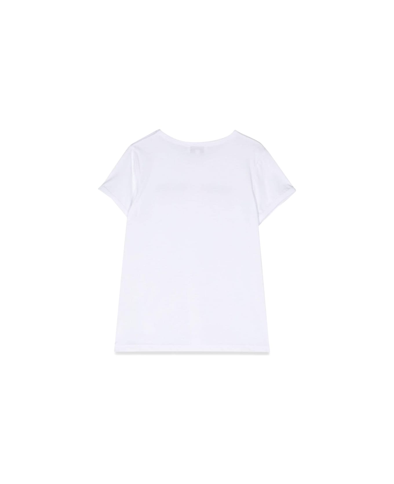 Sonia Rykiel T-shirt Logo Contrasting Profiles - WHITE Tシャツ＆ポロシャツ