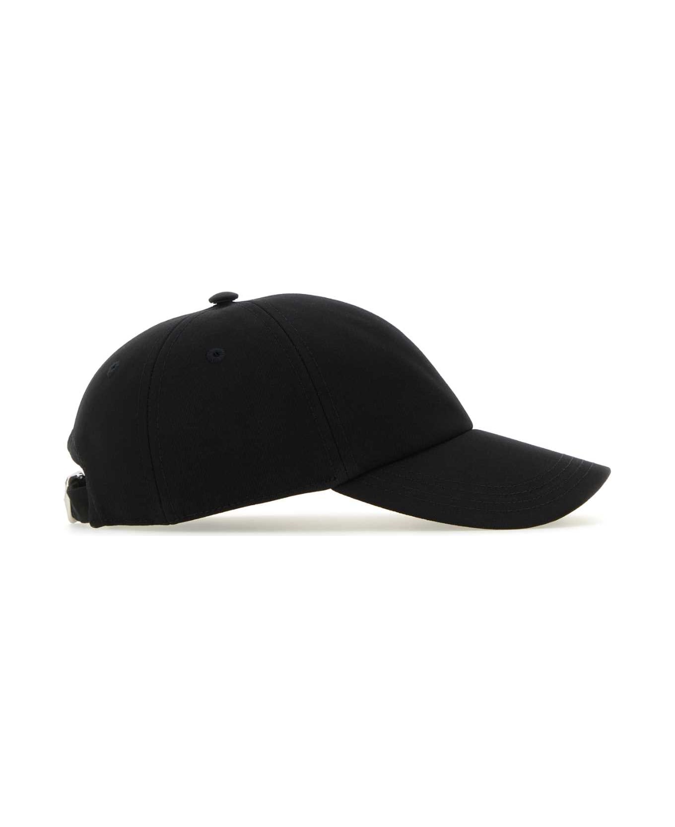 Burberry Black Polyester Blend Baseball Cap - BLACK ヘアアクセサリー