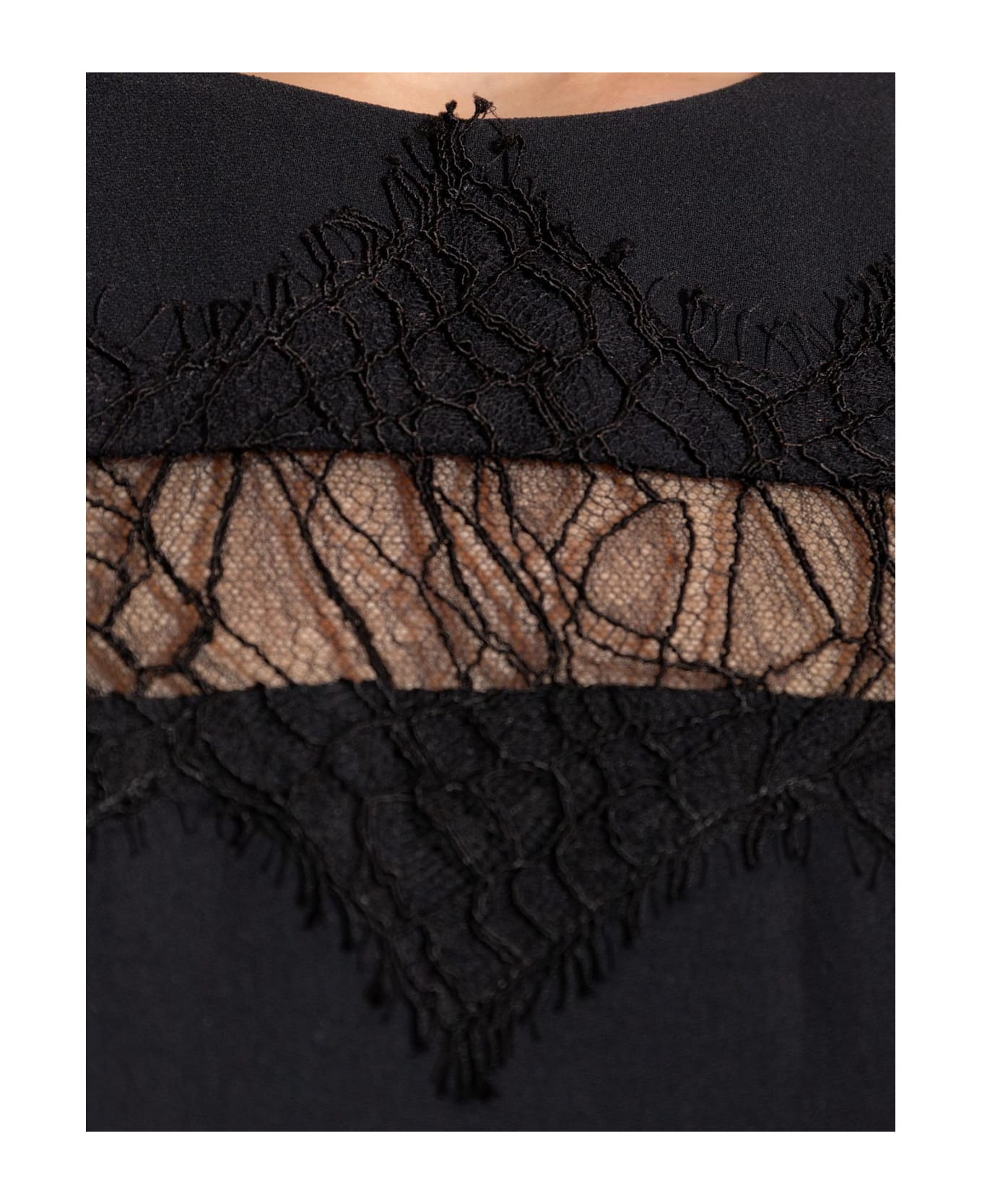 Alexander McQueen Dress With Back Slit - Black