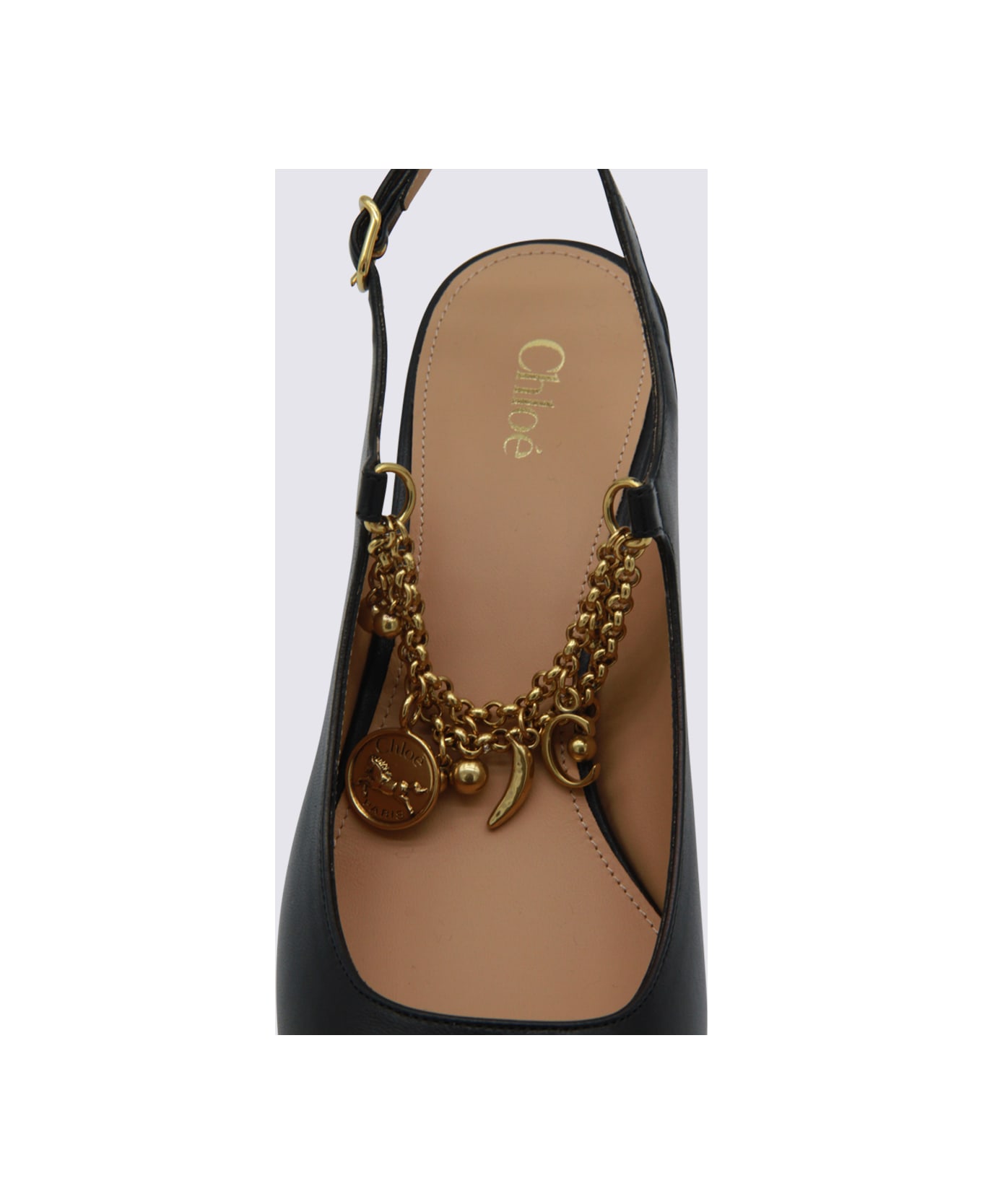 Chloé Black Leather Pumps - Black